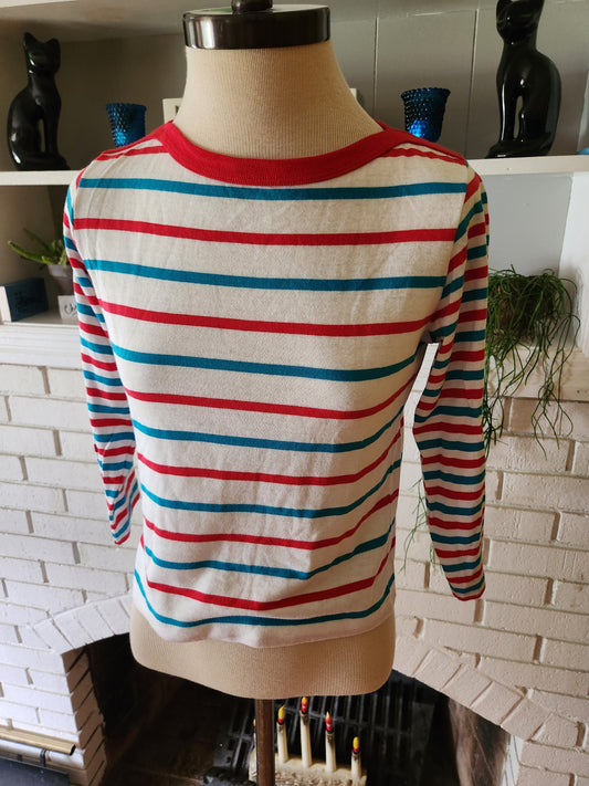 Vintage Long Sleeve Striped Shirt by West Coast Connection