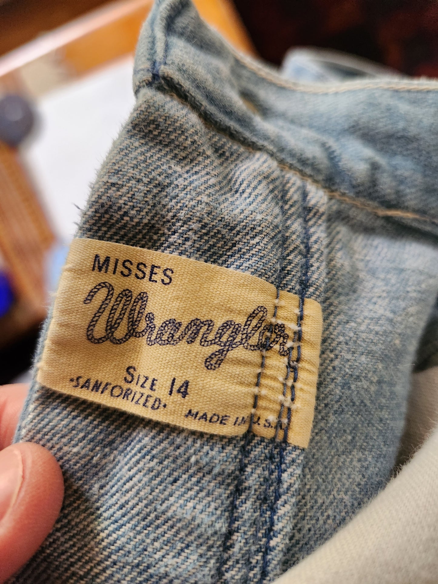 Vintage Blue Denim Shorts by Wrangler