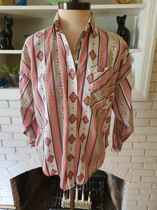 Vintage Long Sleeve Blouse by Maggie & Me