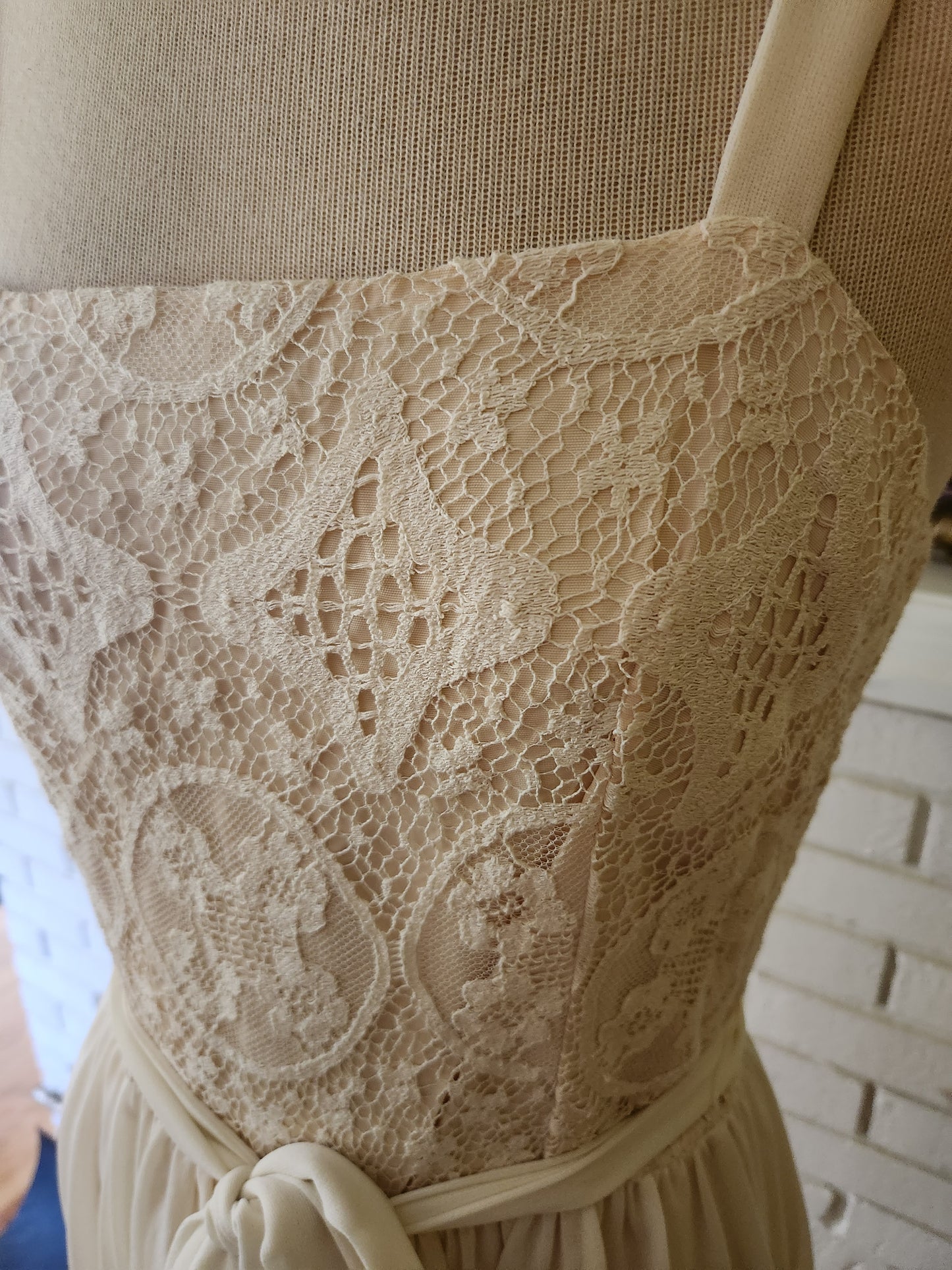 Vintage Sleeveless Wedding Dress by Sears