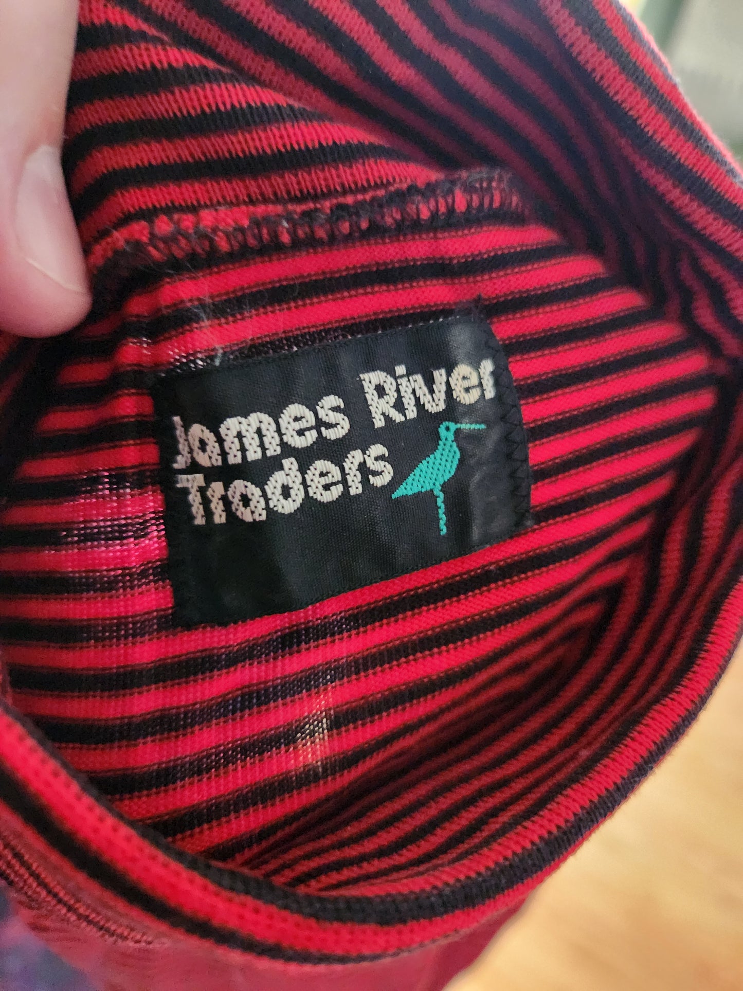 Vintage Long Sleeve Turtle Neck Blouse by James River Traders