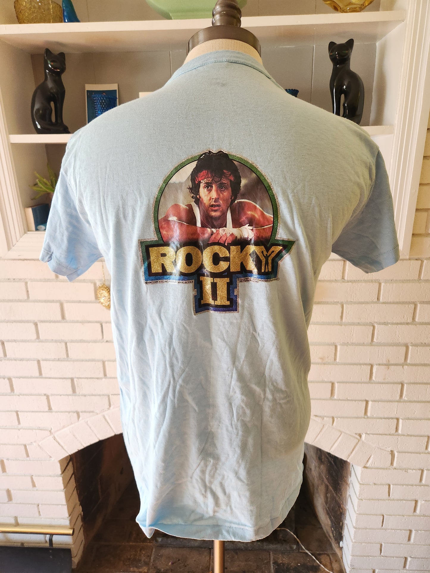 Vintage Rocky II Iron On T Shirt by Stedman