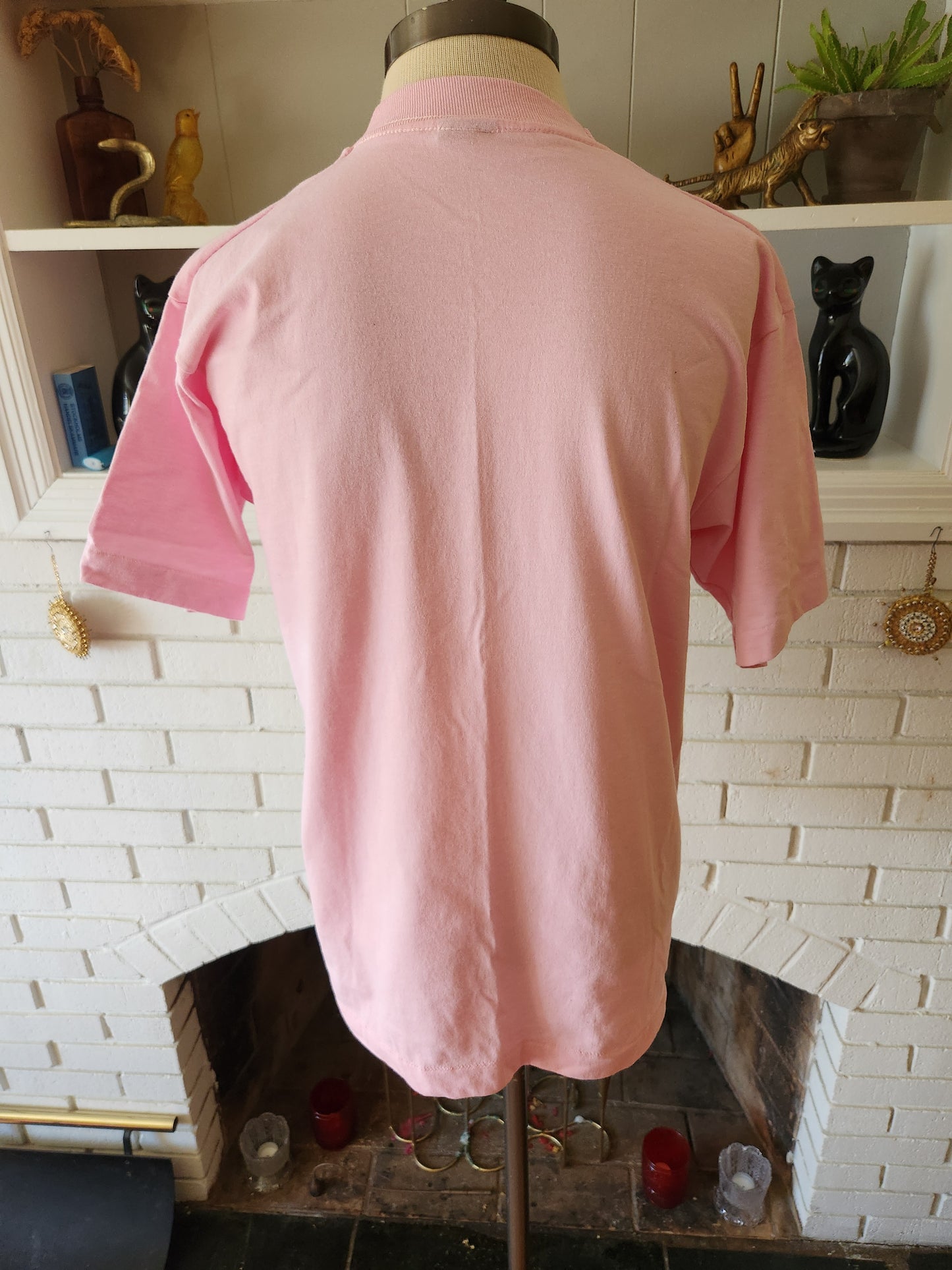 Vintage Pink Tennis Girl T Shirt by Fruit of the Loom