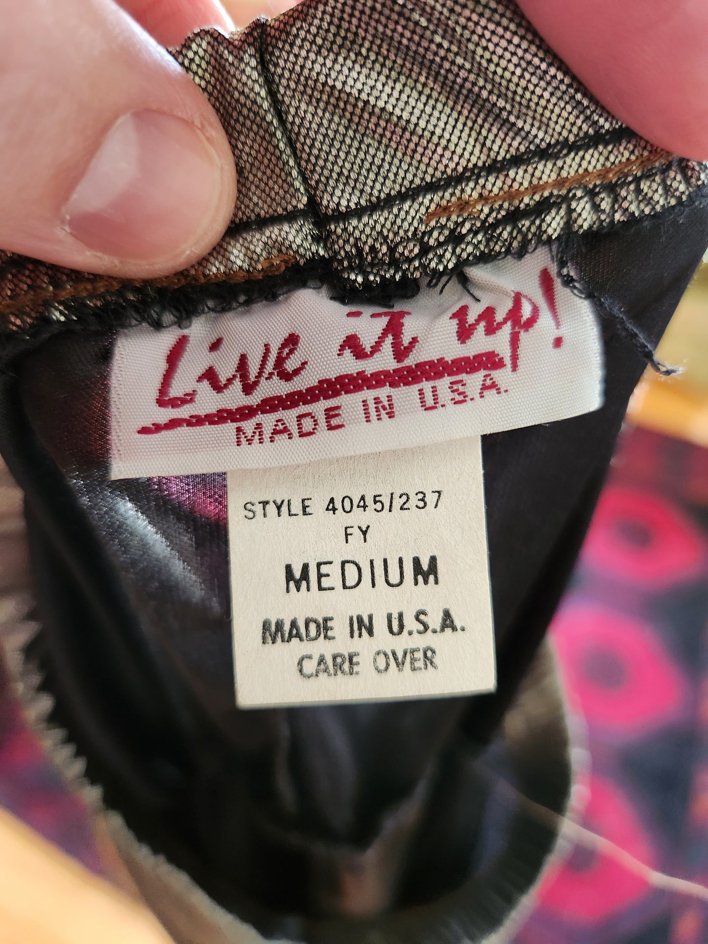 Vintage Silver Skirt by Live It Up UNWORN!