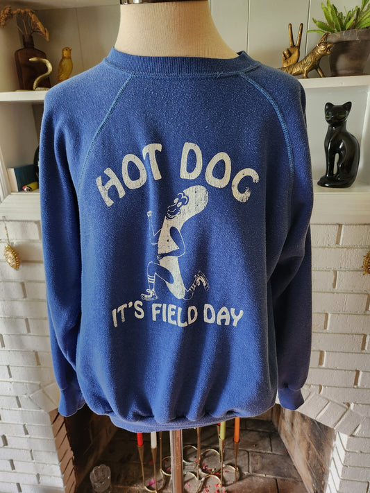 Vintage Hand Printed Field Day Sweatshirt