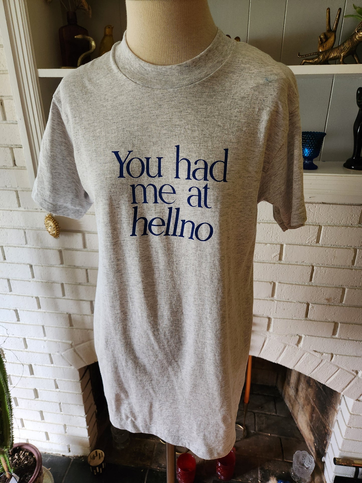 Vintage Hand Printed Hellno Tshirt by Eagle USA UNWORN!!