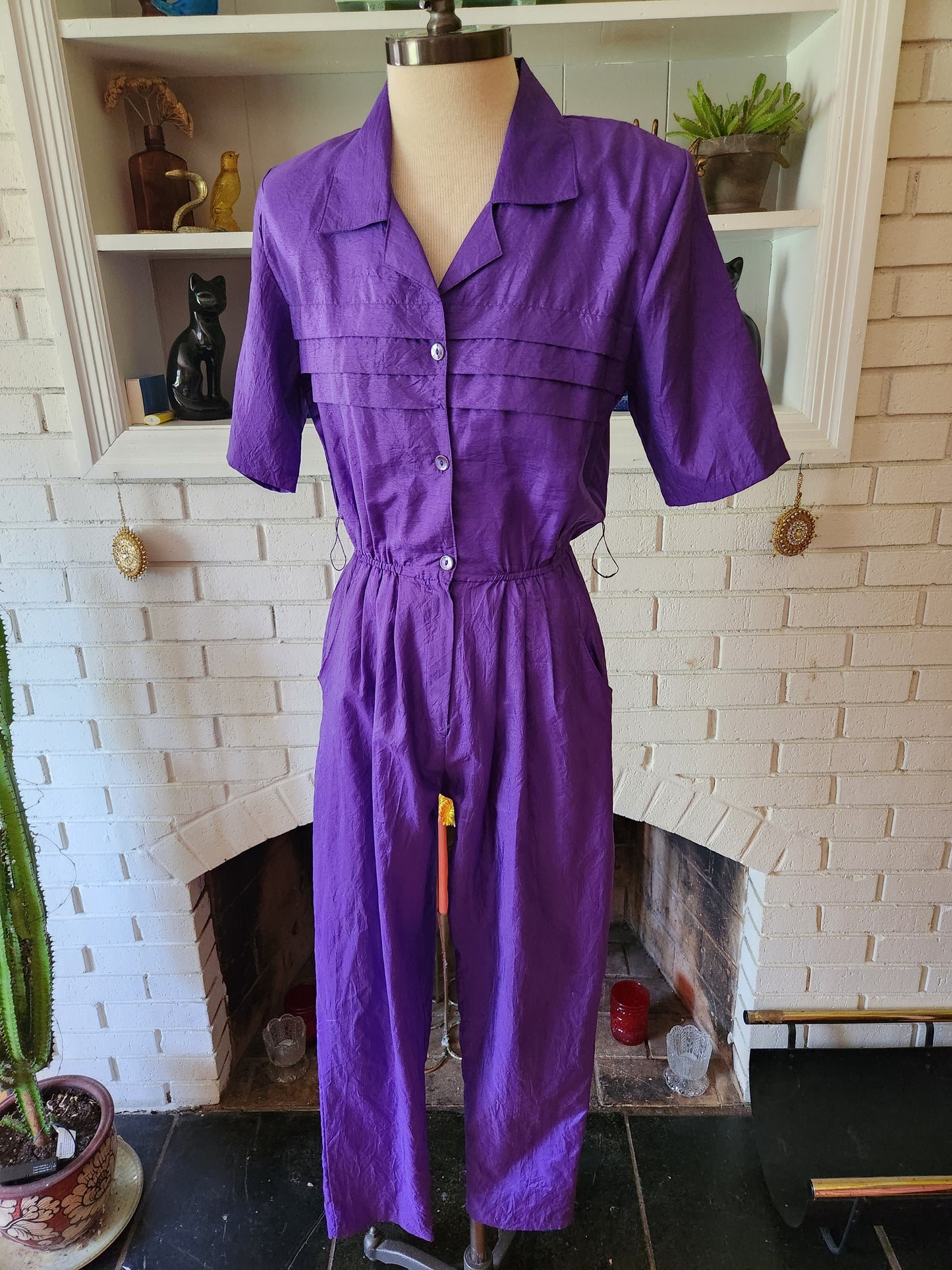 Vintage Short Sleeve Jumpsuit by Sandy Sandy