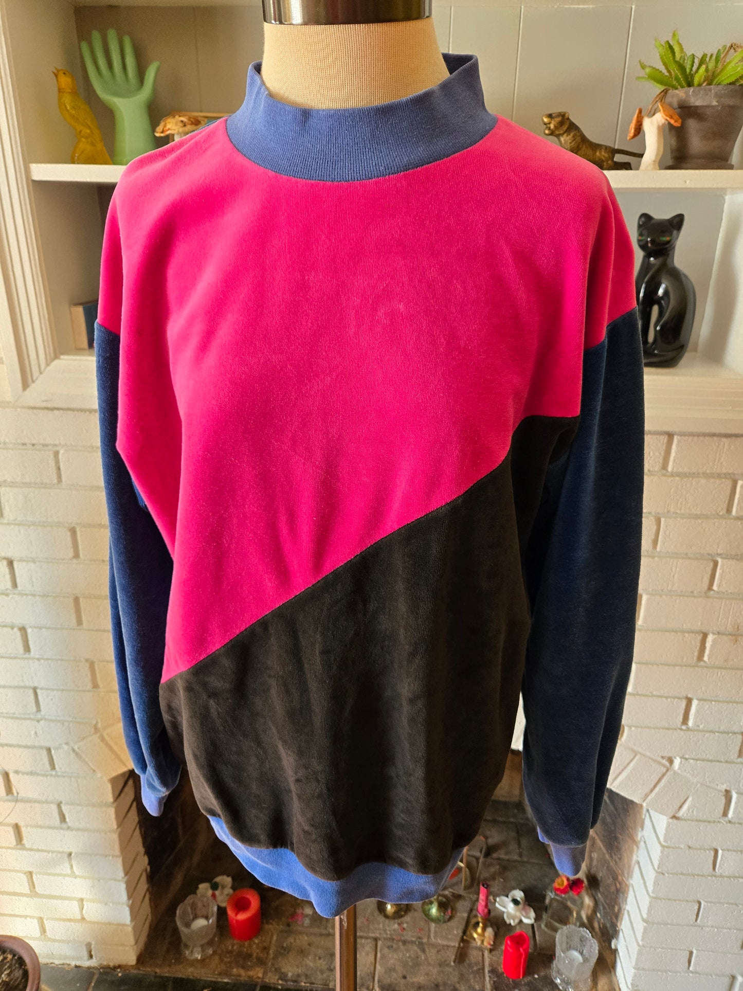 Vintage Velour Sweatshirt by Aileen