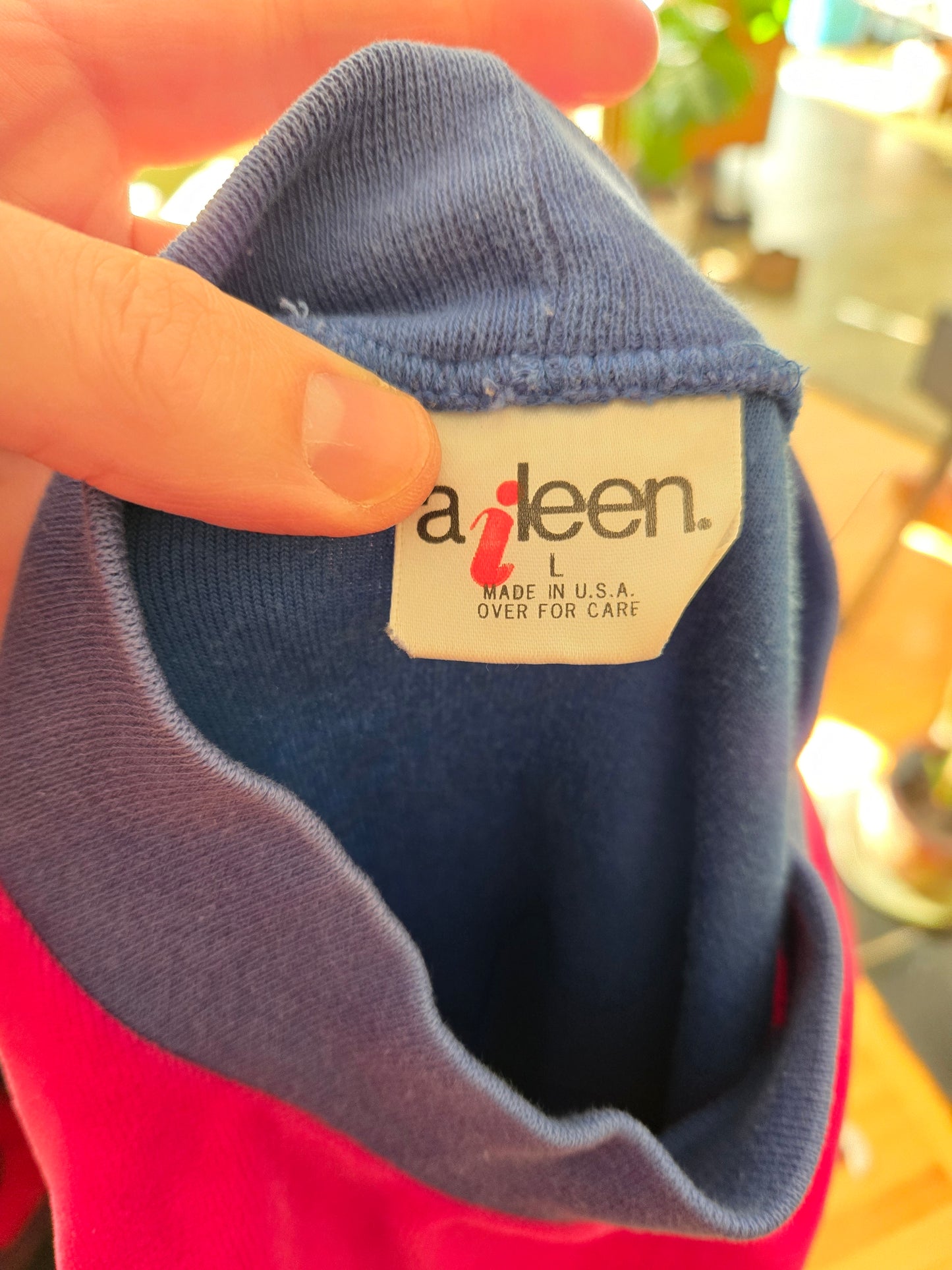 Vintage Velour Sweatshirt by Aileen