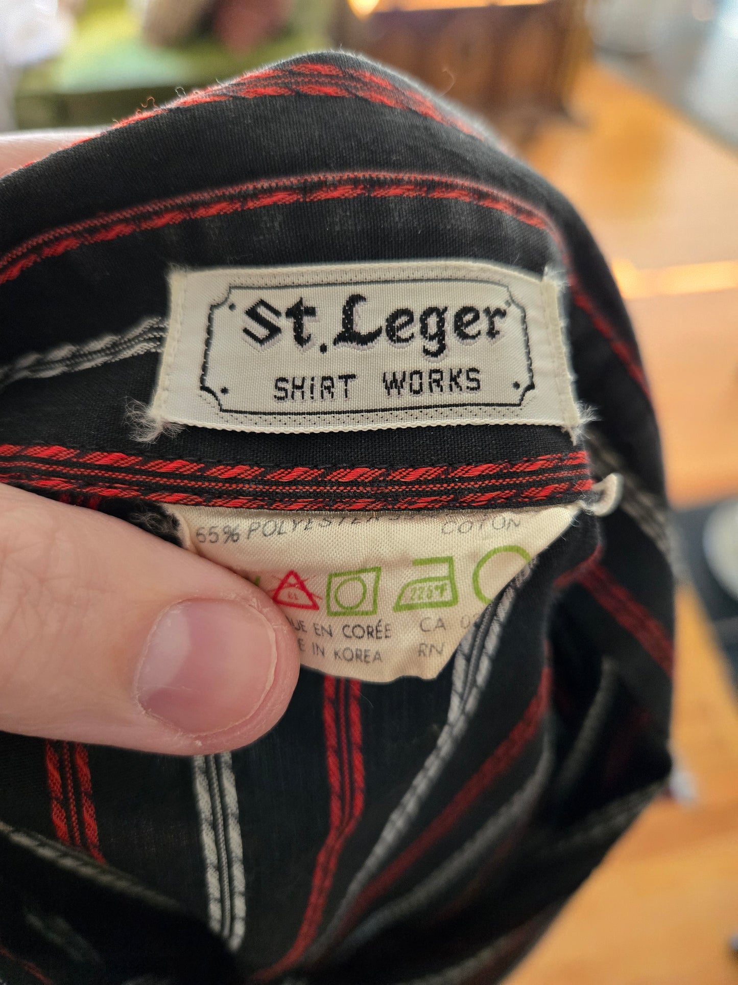 Vintage Long Sleeve Button Down Shirt by St. Leger