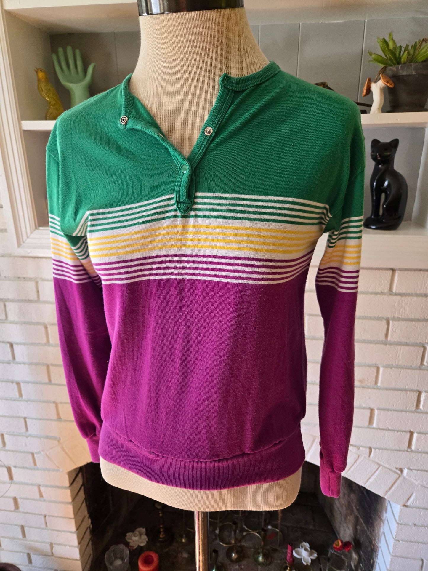 Vintage Long Sleeve Striped Shirt by Doggon'its