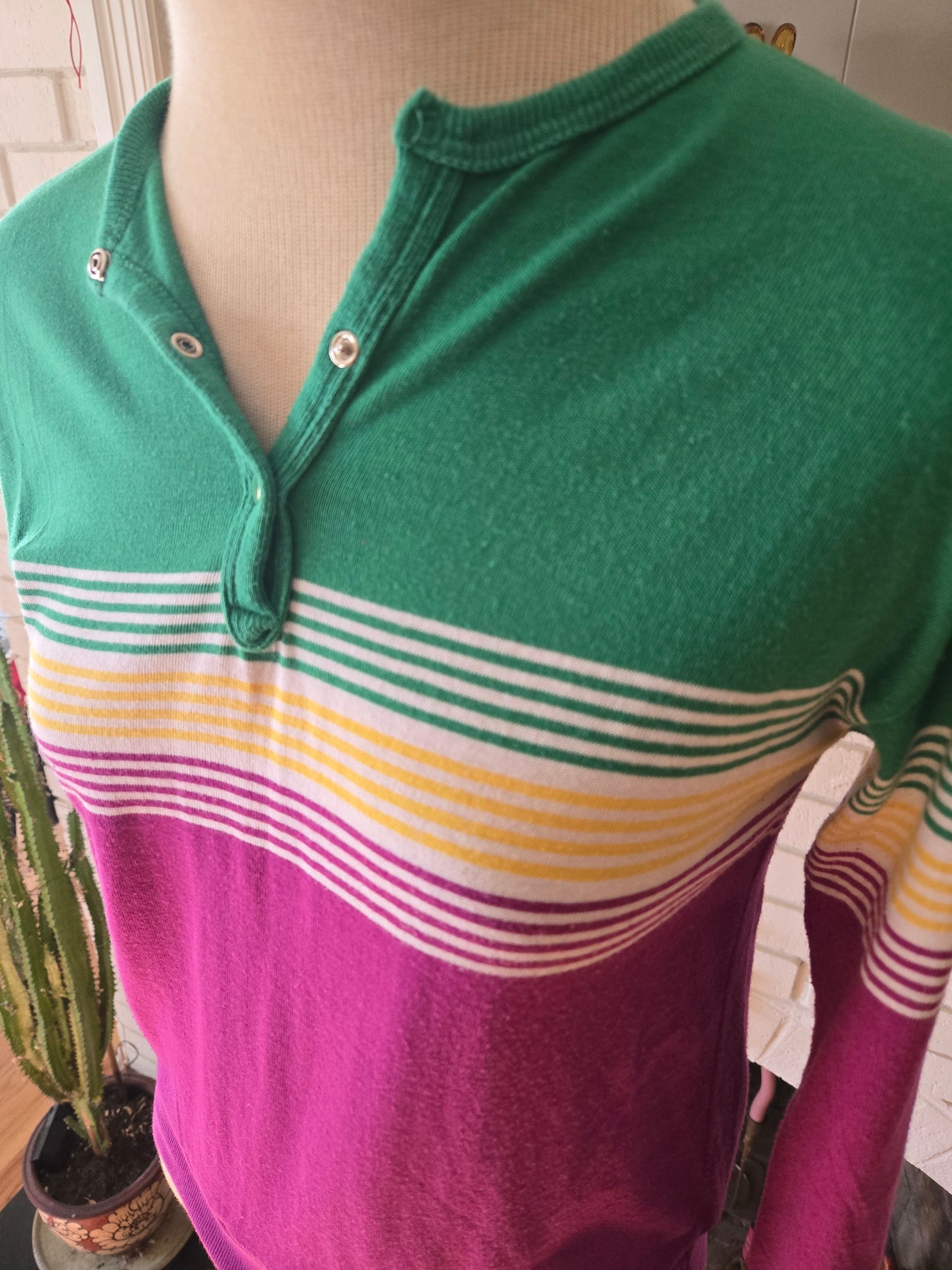 Vintage Long Sleeve Striped Shirt by Doggon'its