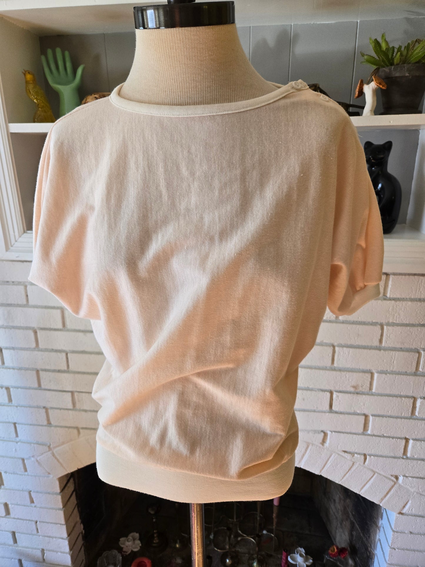 Vintage Short Sleeve Pink Shirt by Donnkenny