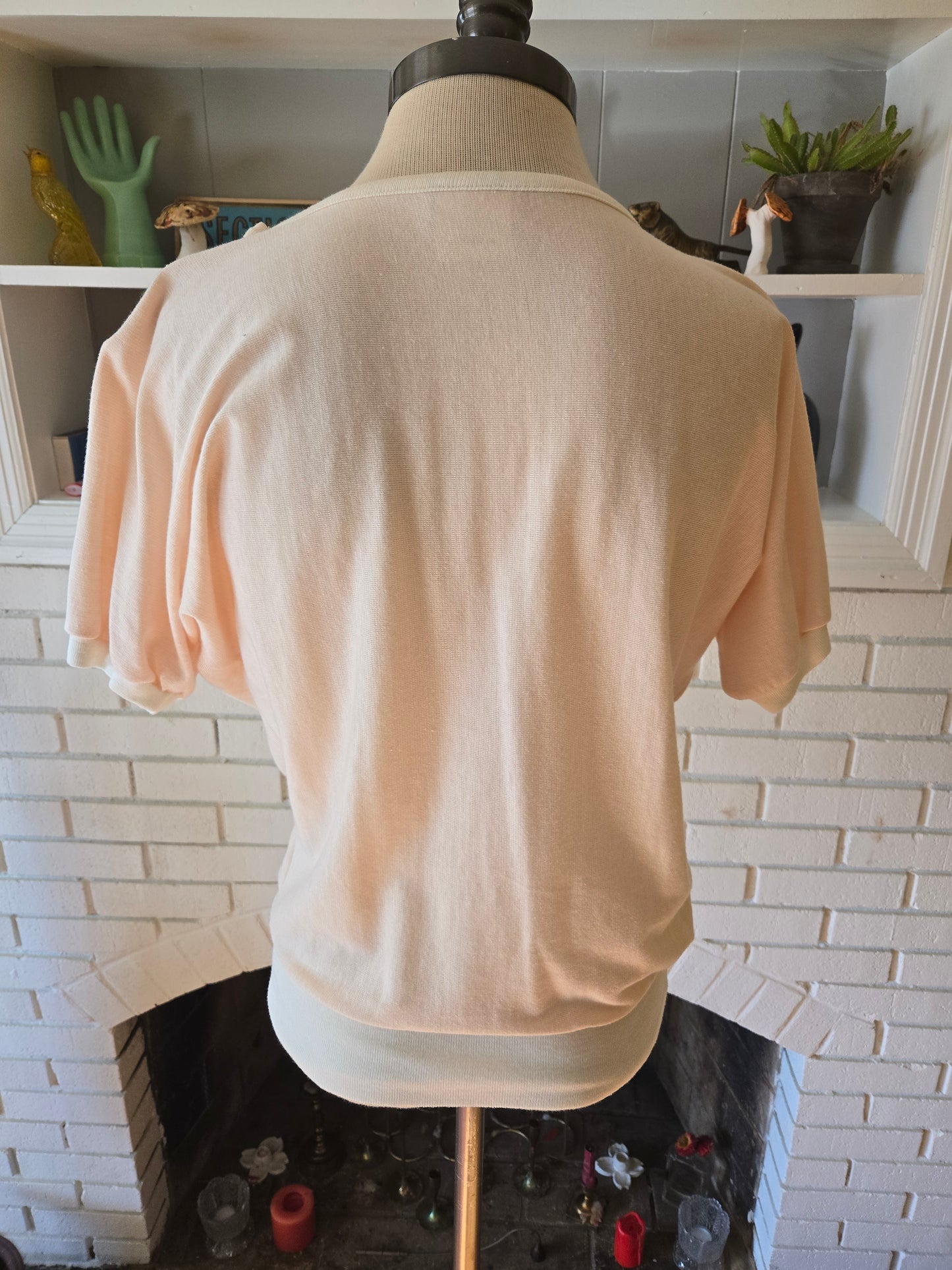 Vintage Short Sleeve Pink Shirt by Donnkenny