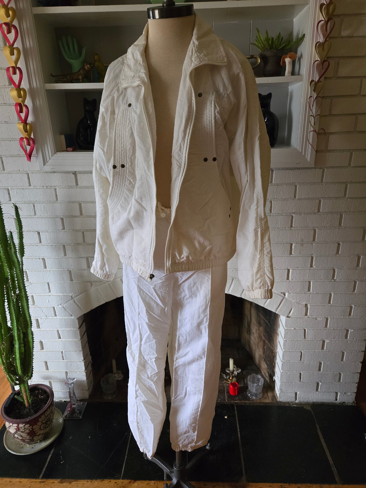 Vintage Long Sleeve Windbreaker Track Suit by Head