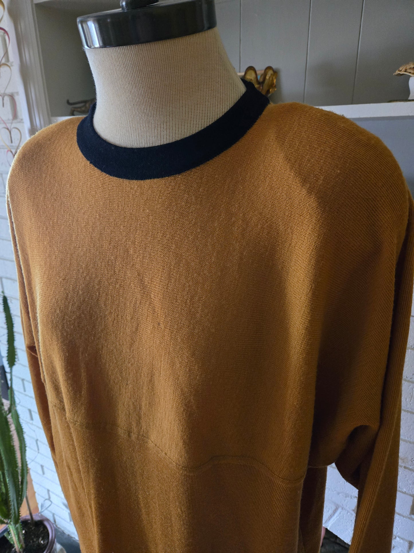 Vintage Long Sleeve Wool Blend Shirt by Saks Fifth Avenue