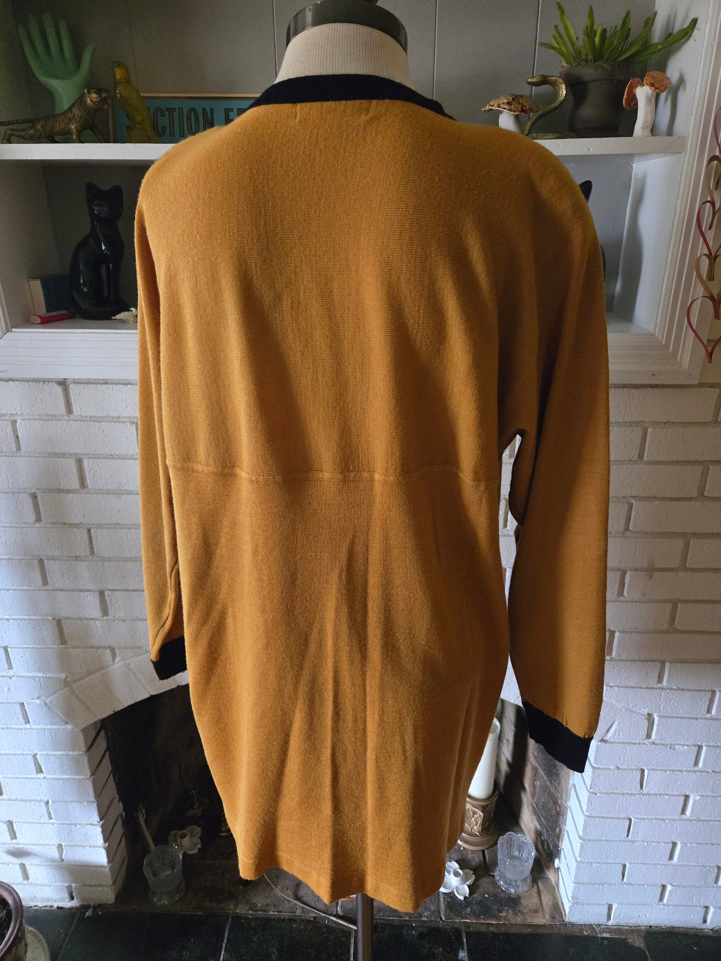 Vintage Long Sleeve Wool Blend Shirt by Saks Fifth Avenue