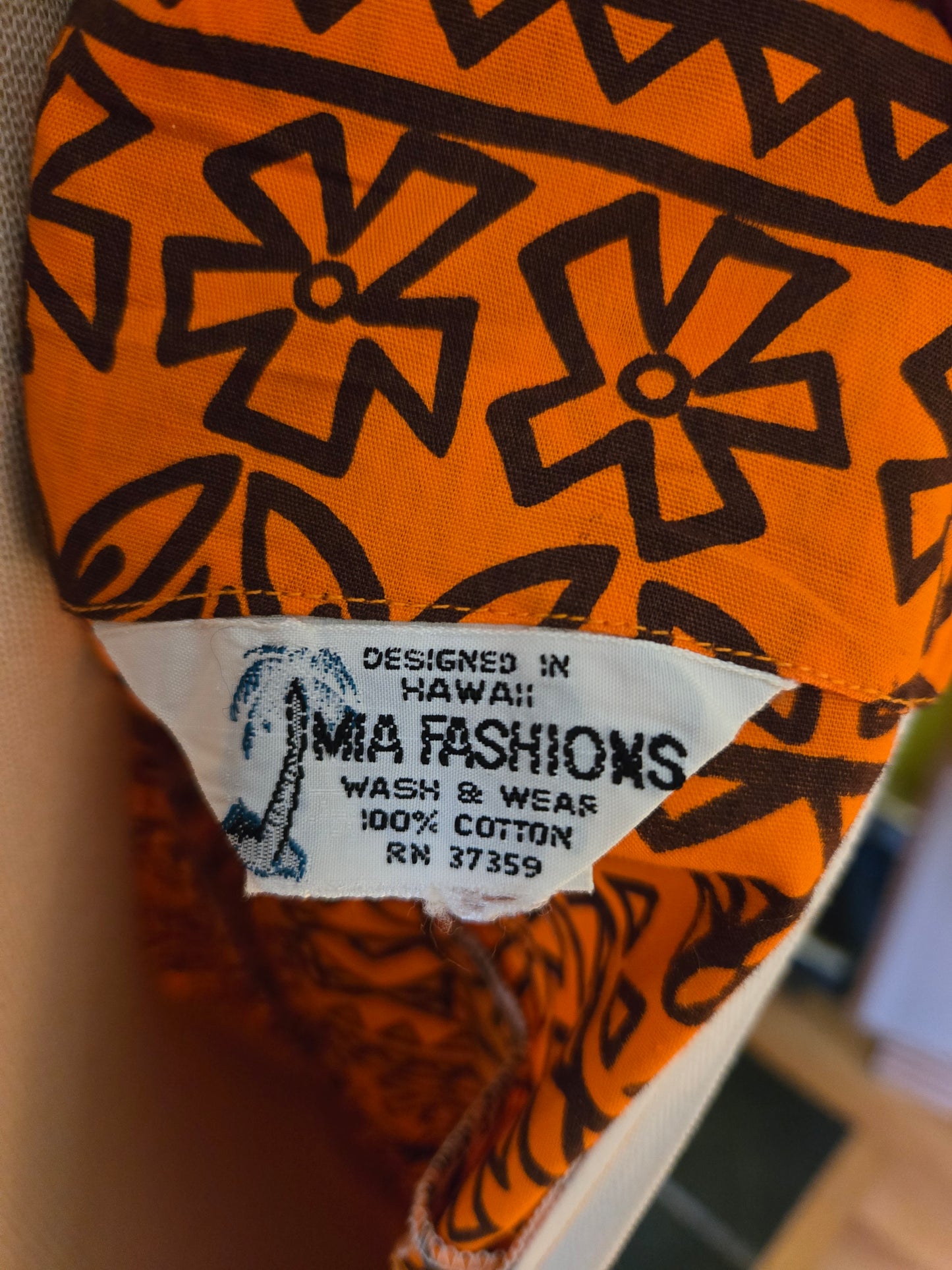 Vintage Sleeveless Hawaiian Dress by MIA Fashions