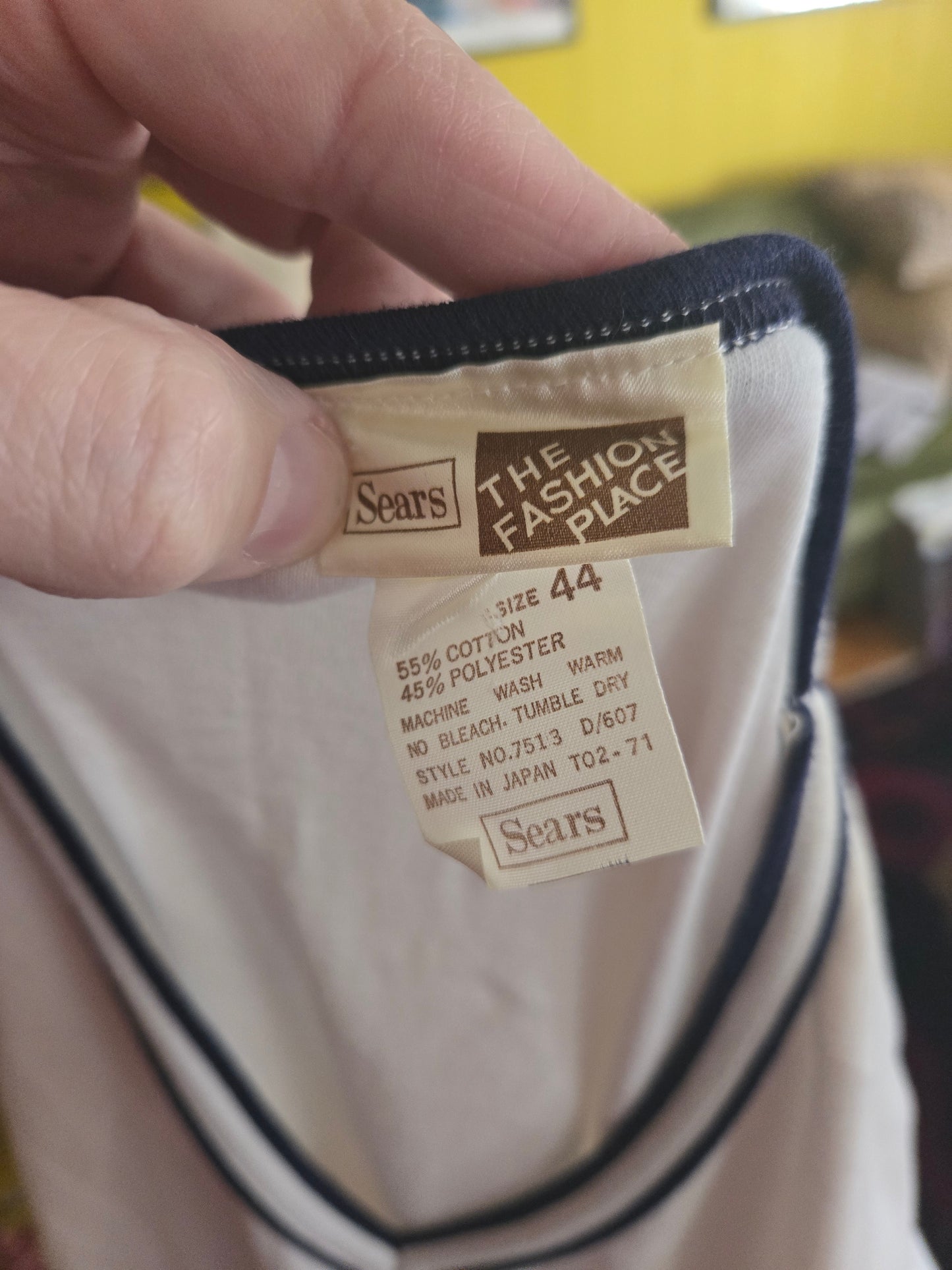 Vintage Vee Neck Shirt by Sears