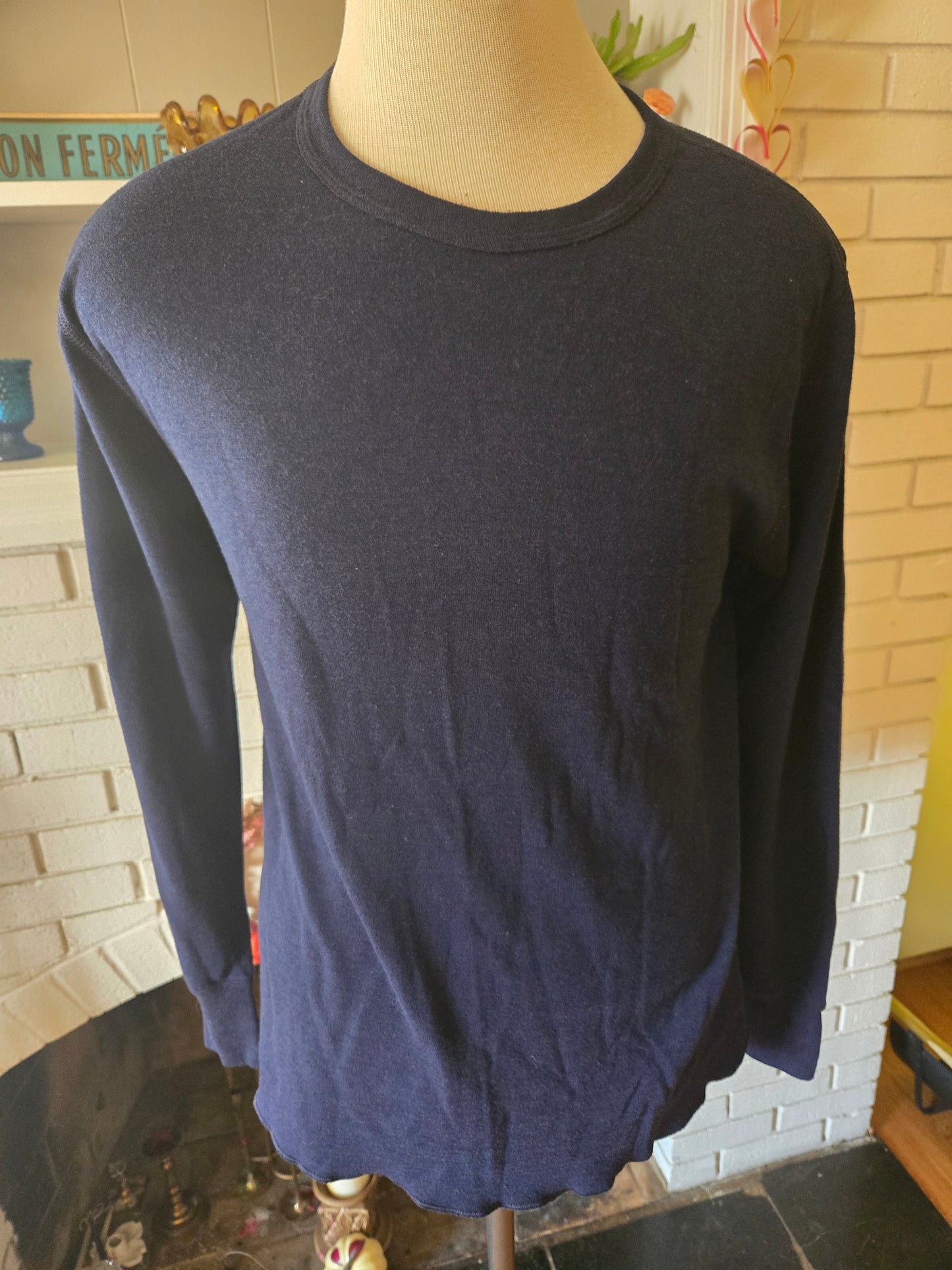 Vintage Long Sleeve Blue Shirt by Duofold