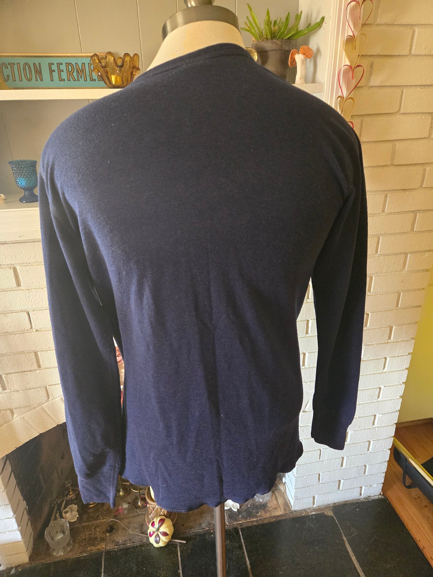 Vintage Long Sleeve Blue Shirt by Duofold