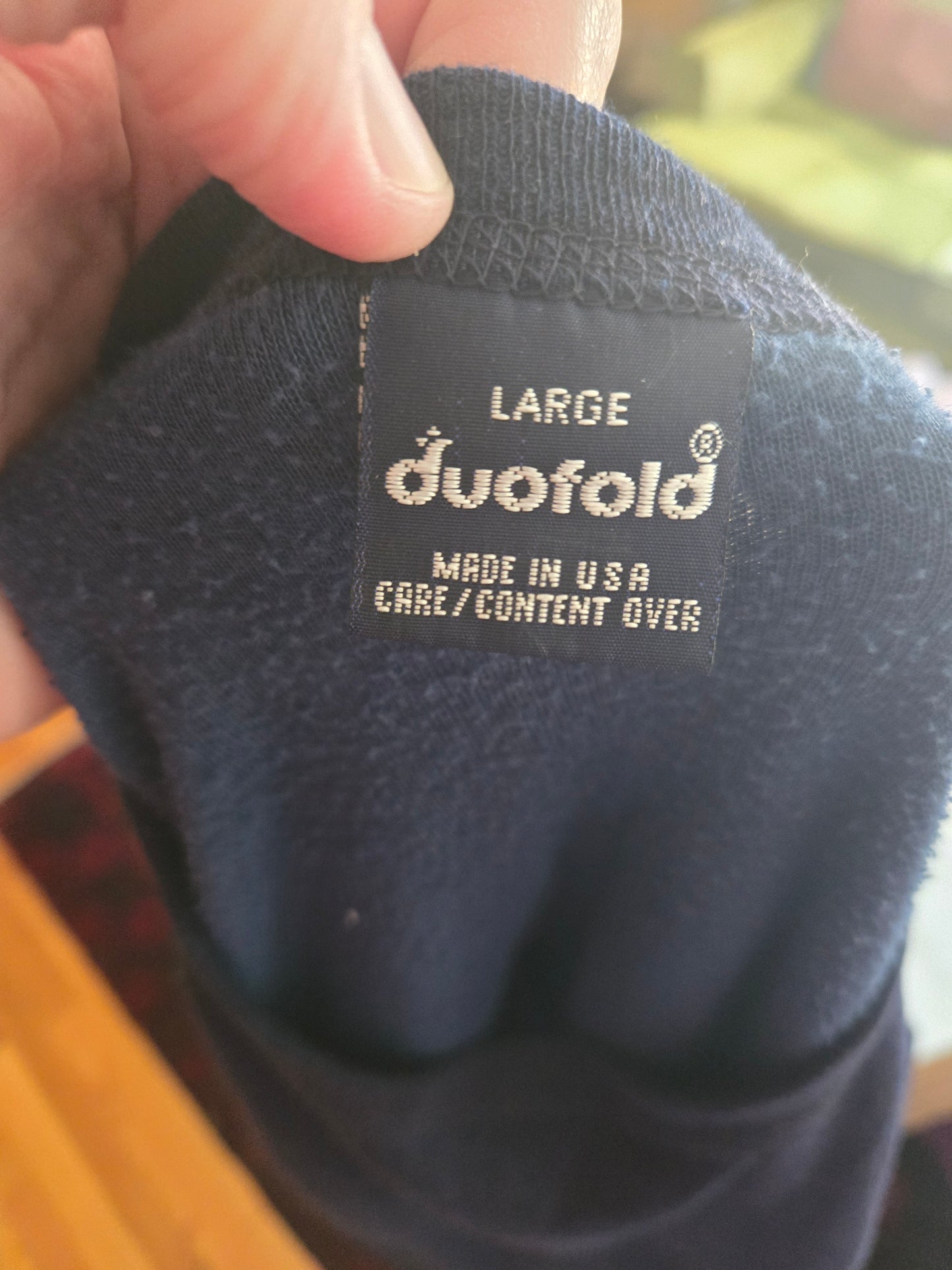 Vintage Long Sleeve Blue Shirt by Duofold