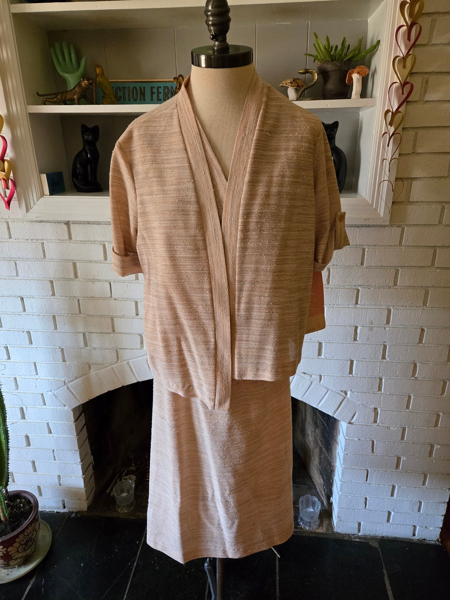 Vintage Two Piece Sleeveless Dress Set by Lehigh UNWORN!!!