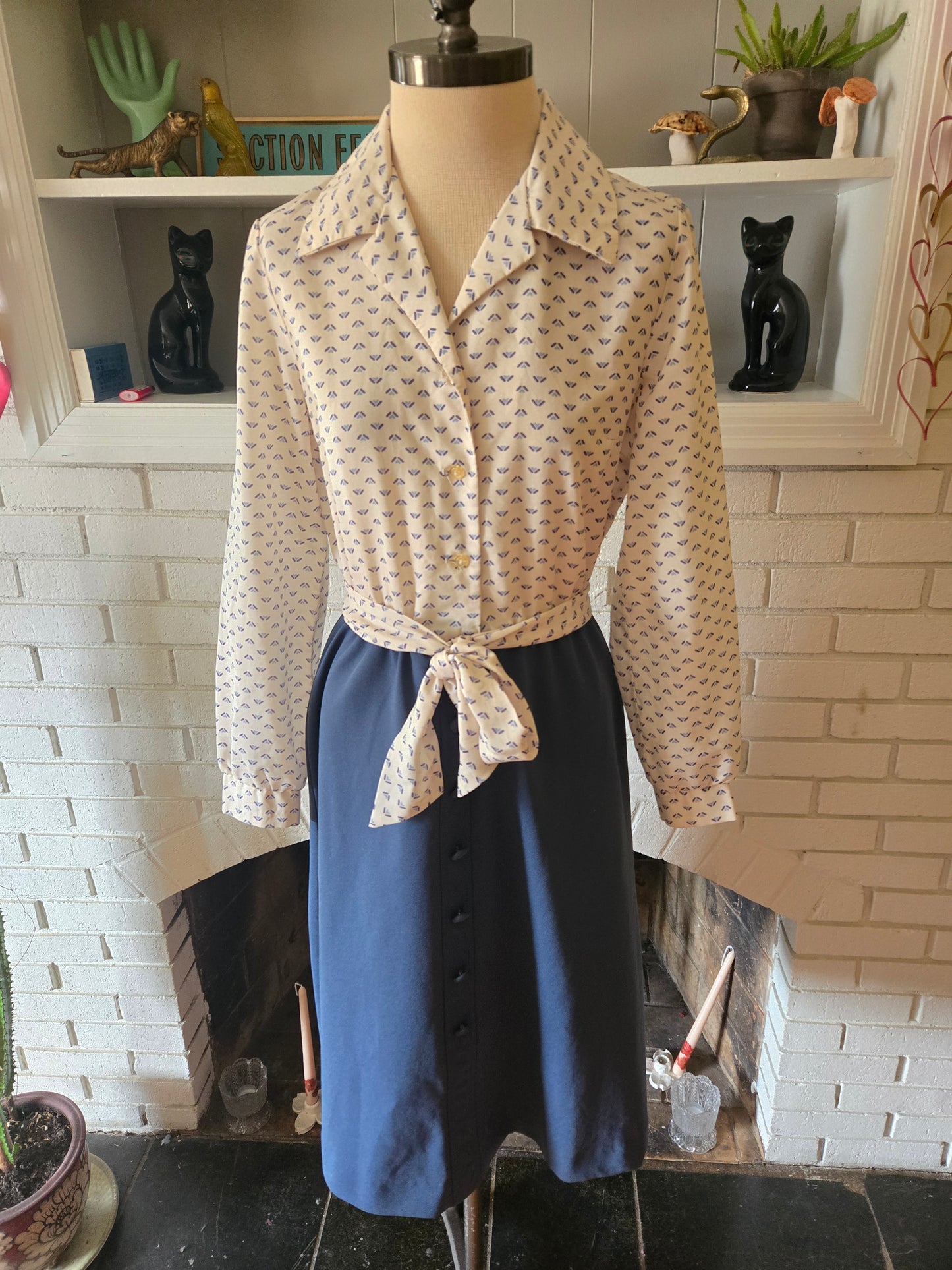 Vintage Long Sleeve Dress by Toby George