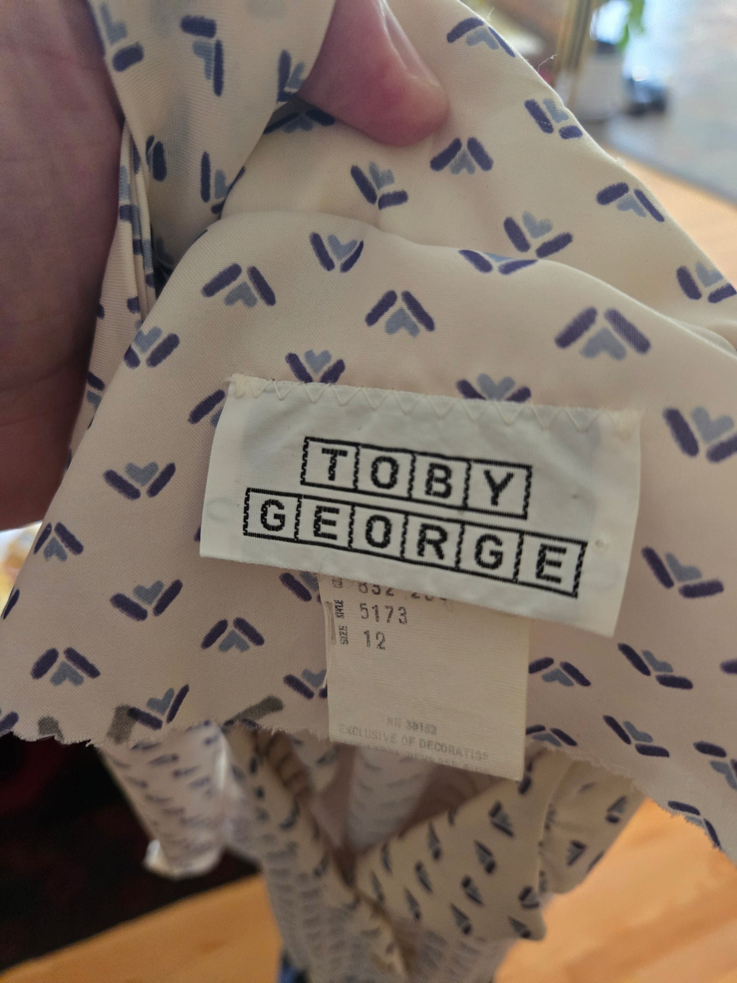 Vintage Long Sleeve Dress by Toby George