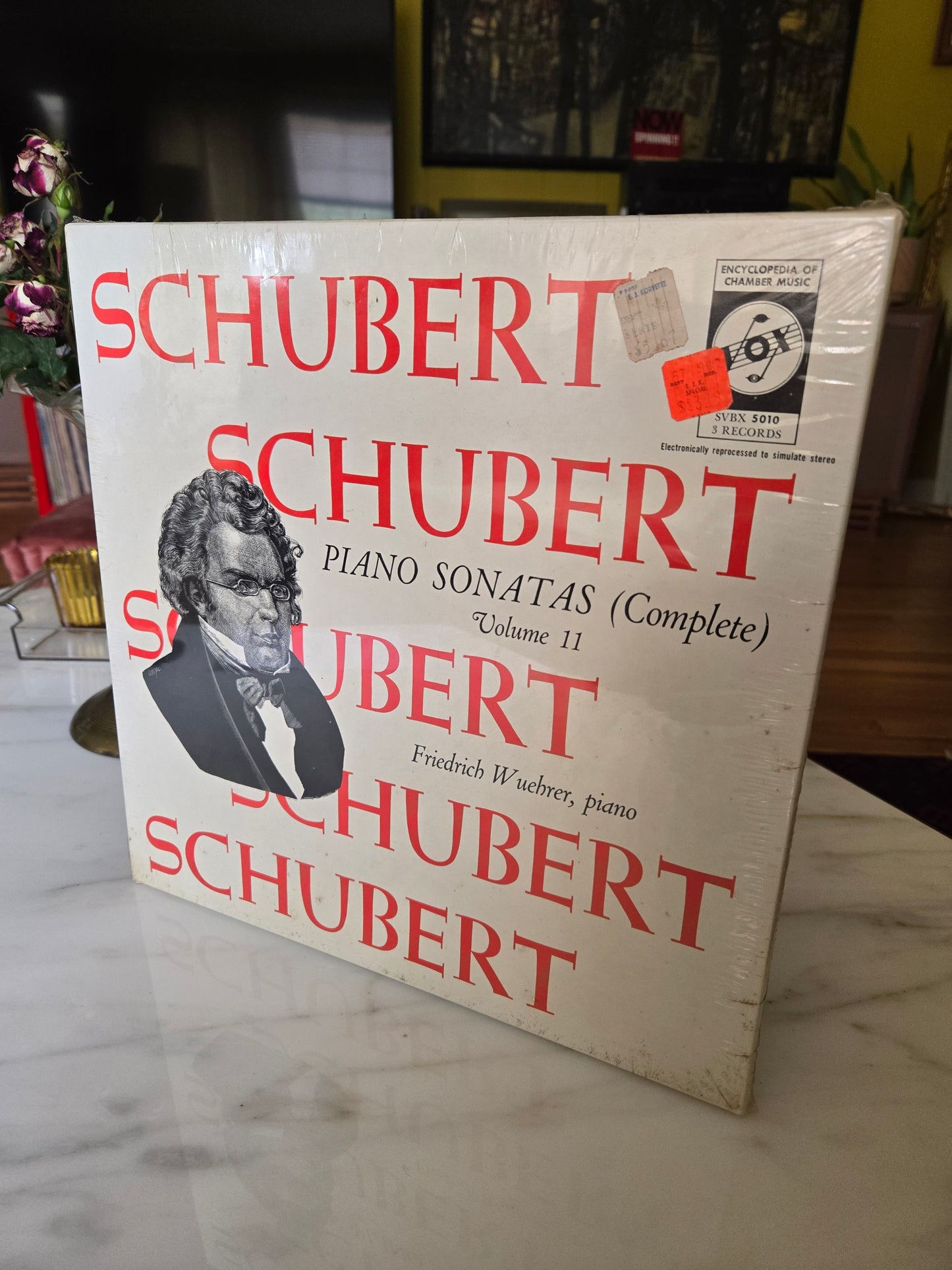 Schubert Piano Sonatas Volume II Three Record Set UNOPENED!