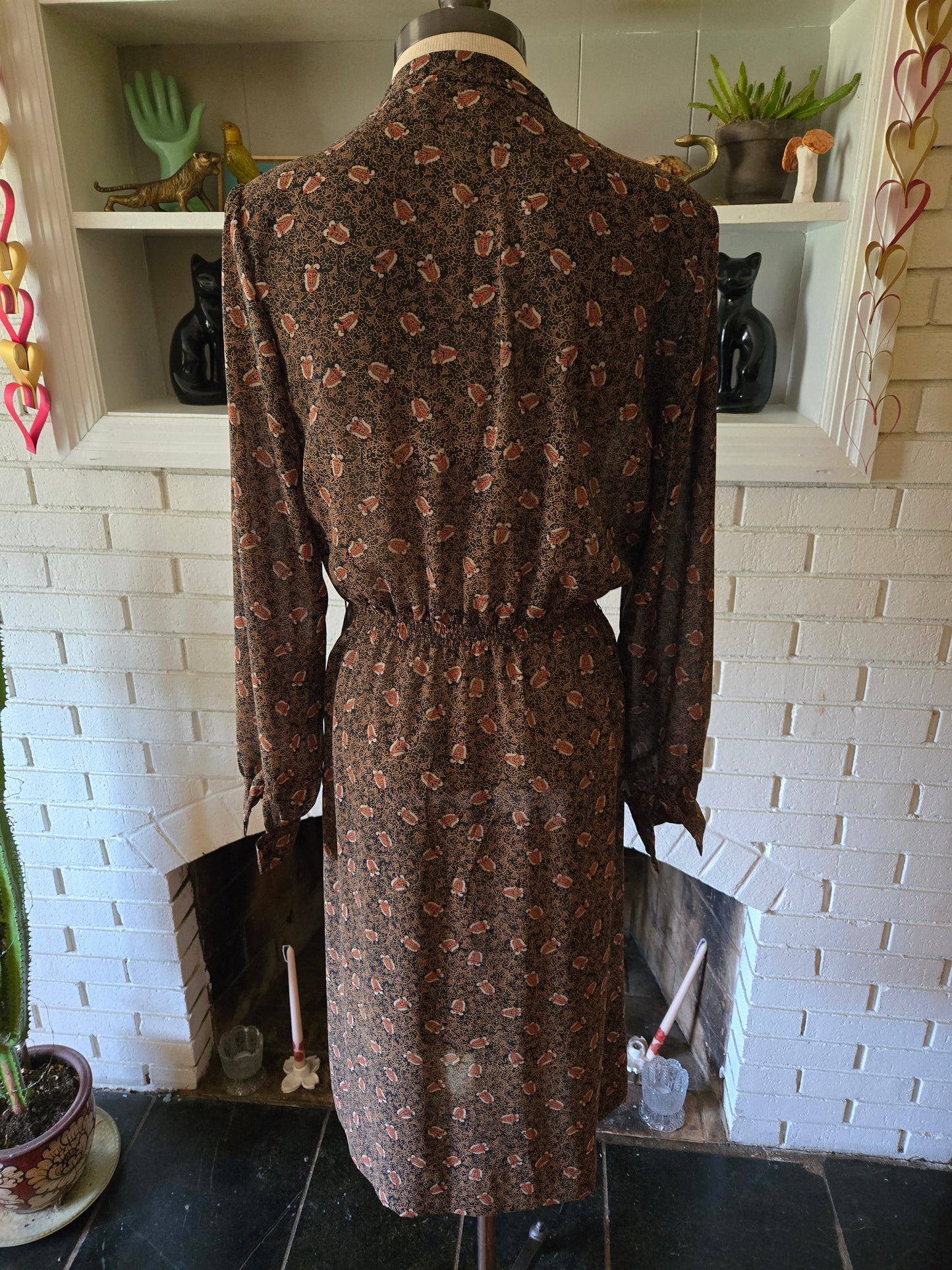 Vintage Long Sleeve Dress by Castleberry Studio