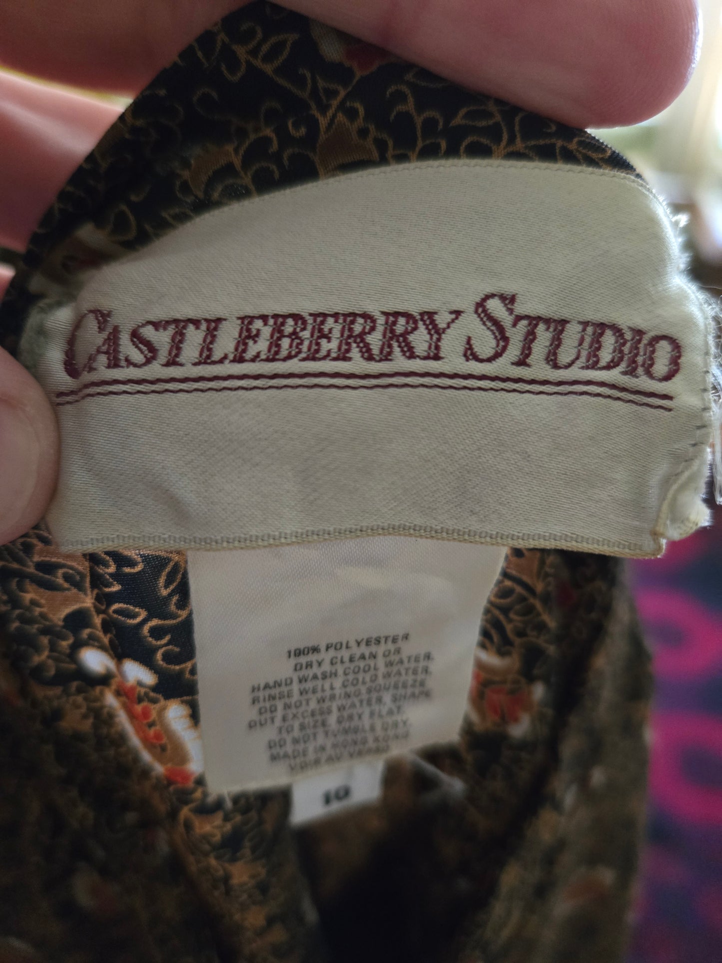 Vintage Long Sleeve Dress by Castleberry Studio