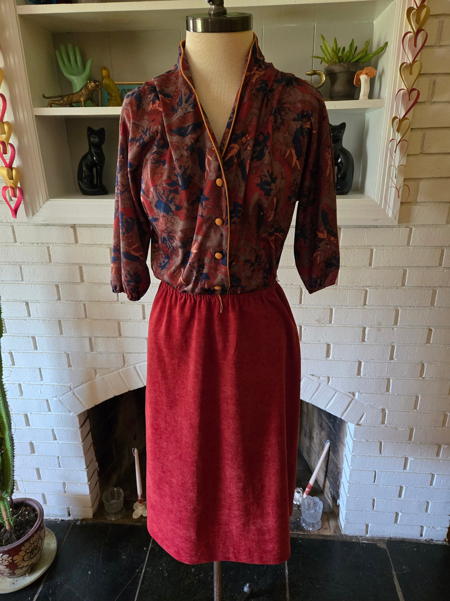 Vintage Short Sleeve Dress by Strait Lane
