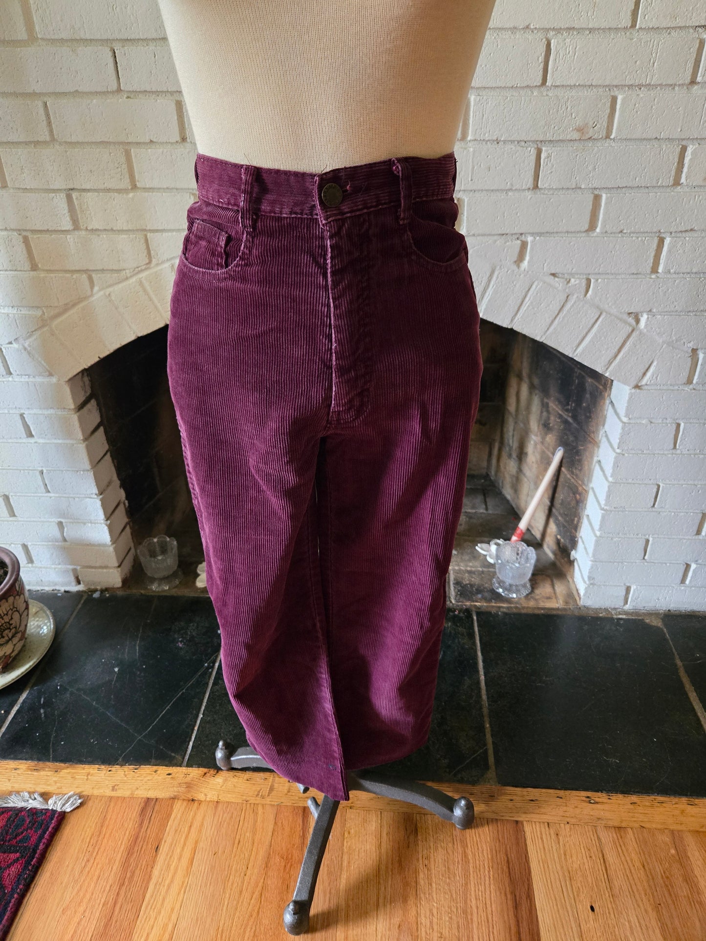 Vintage Maroon Corduroy Pants by Brittania