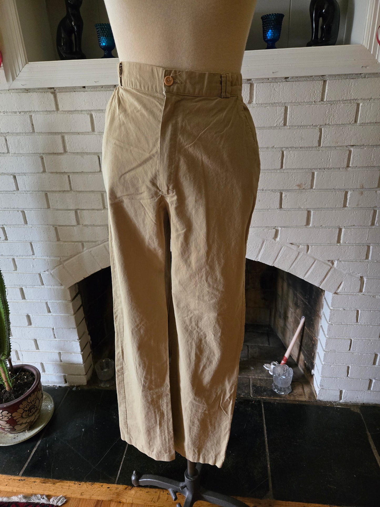 Vintage Light Khaki Pants by Cliffhanger