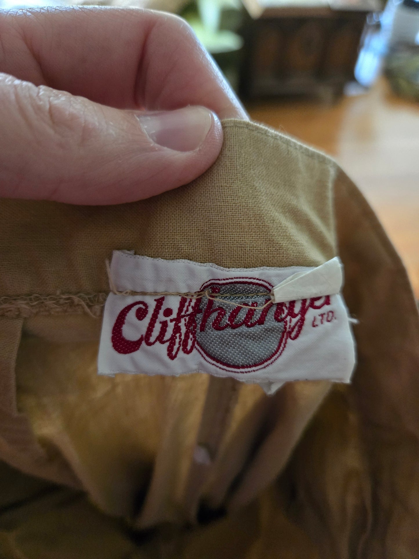 Vintage Light Khaki Pants by Cliffhanger