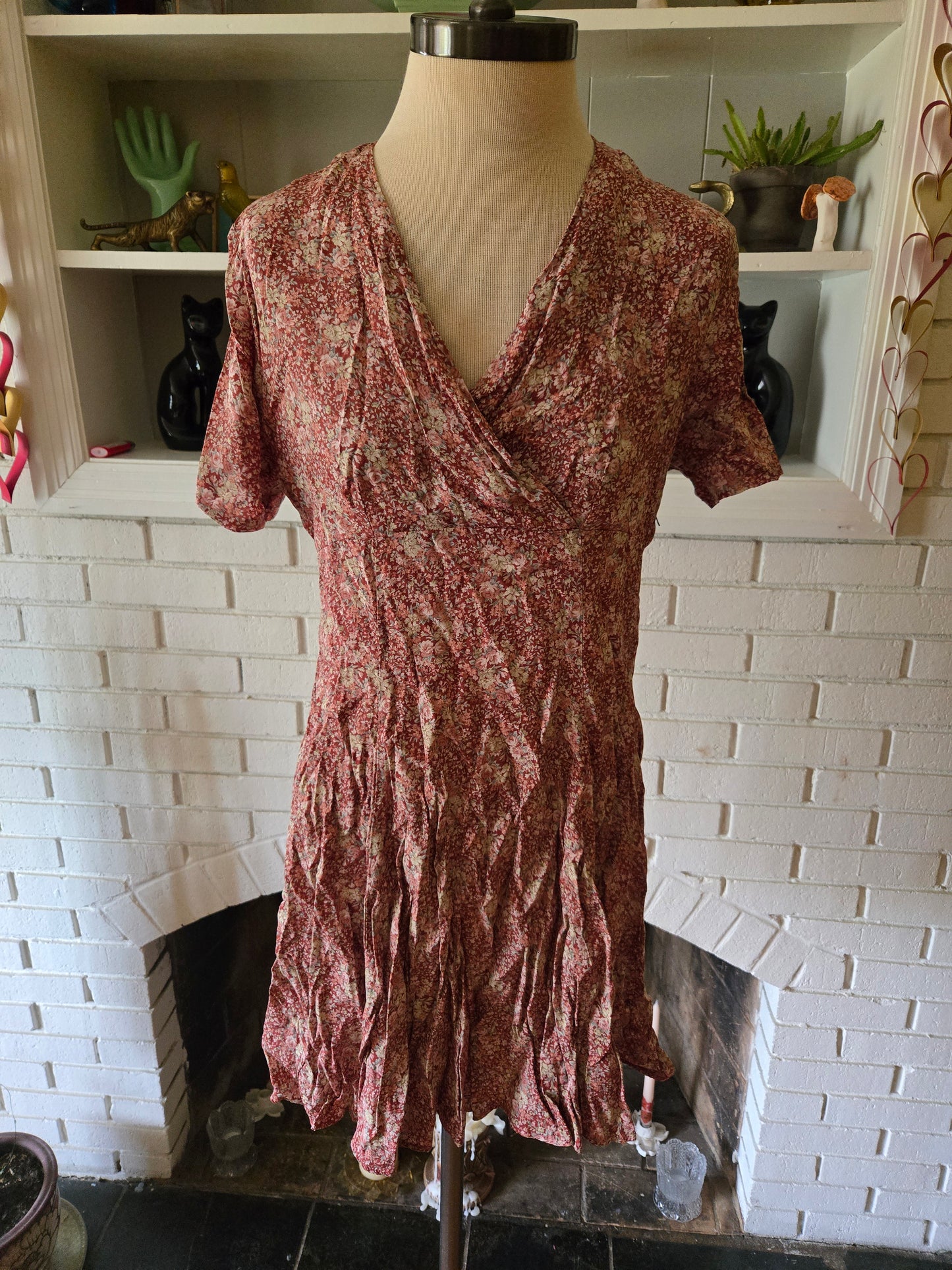 Vintage Short Sleeve Dress by Laura Ashley