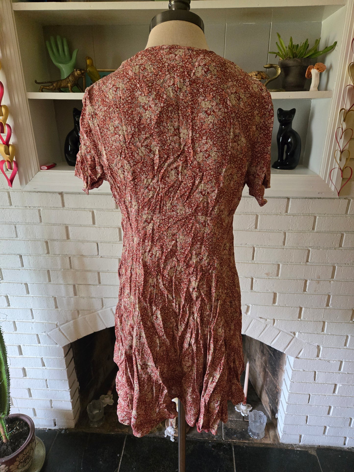 Vintage Short Sleeve Dress by Laura Ashley
