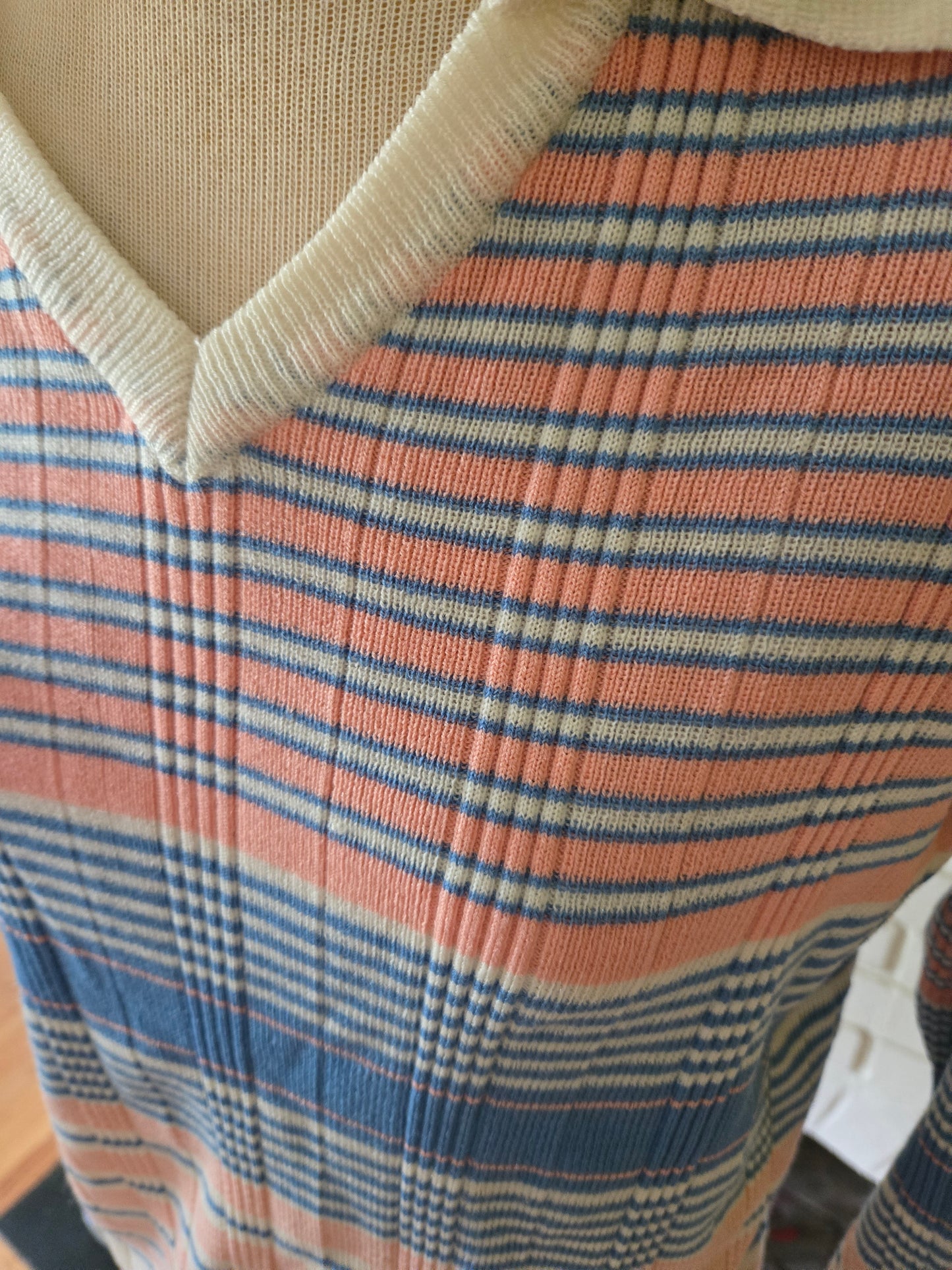 Vintage Long Sleeve Striped Sweater