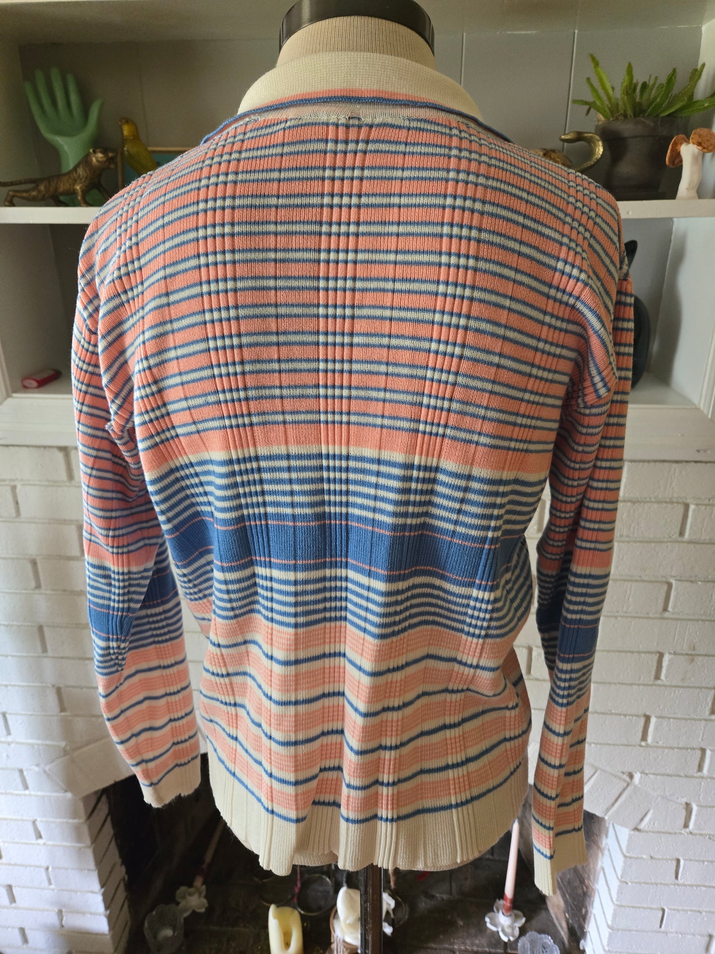 Vintage Long Sleeve Striped Sweater