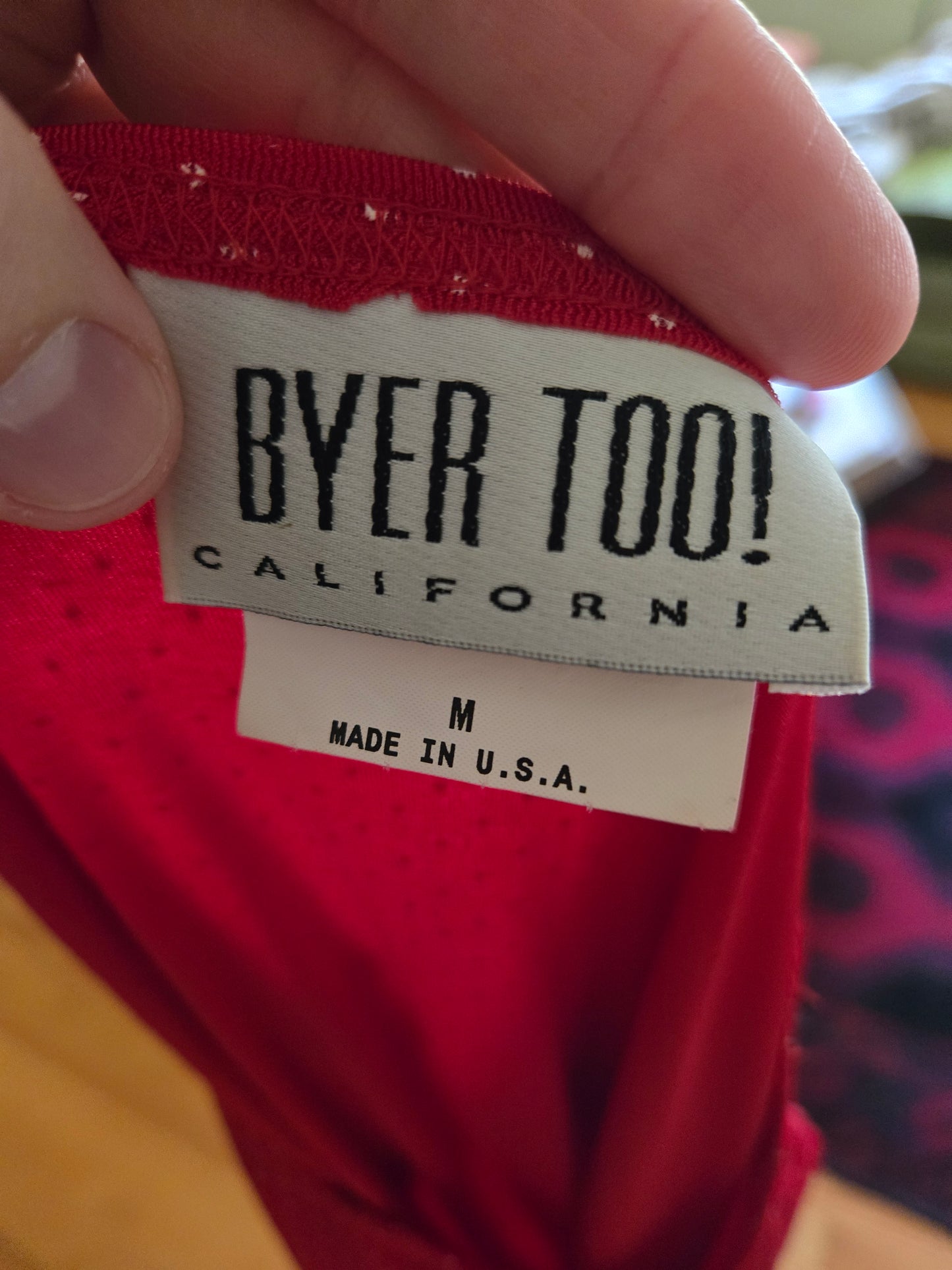 Vintage Short Sleeve Polka Dot Dress by Byer Too