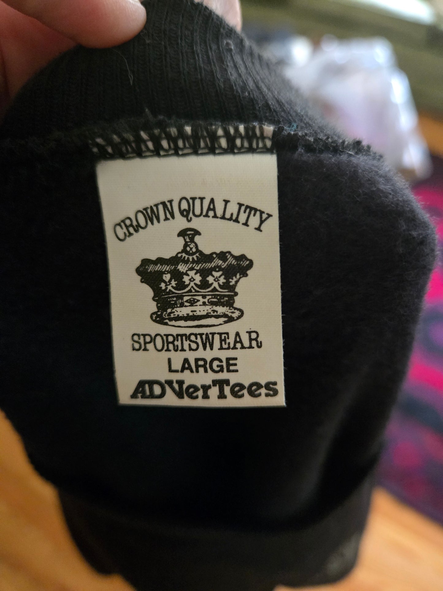 Vintage Long Sleeve Woburn Wild Animal Kingdom Sweatshirt by Crown Quality Sportswear