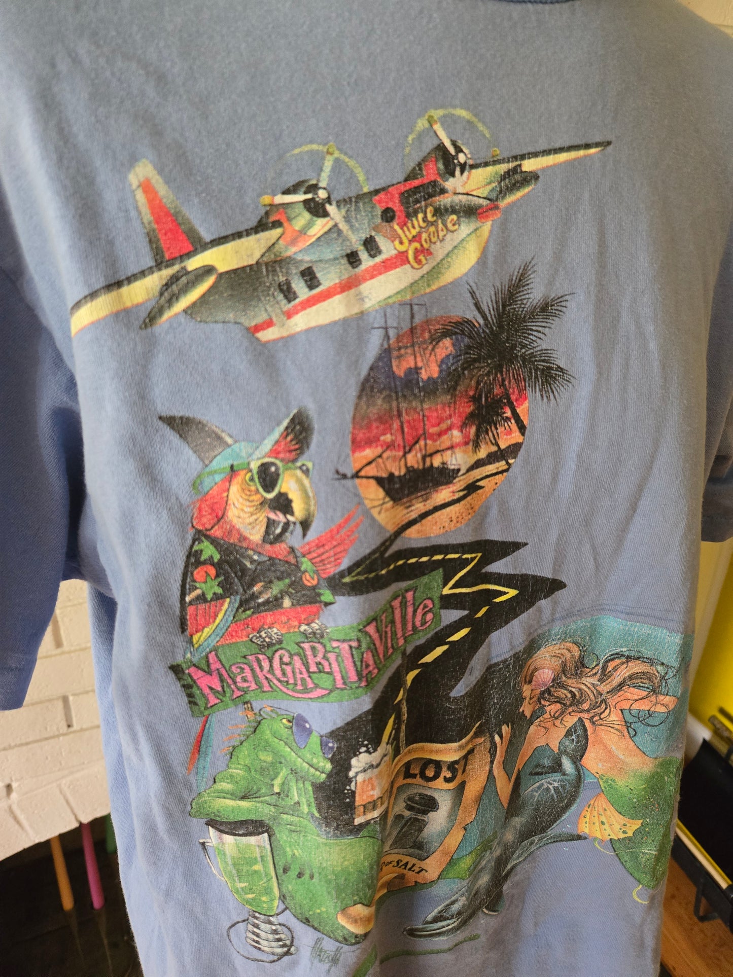 Vintage Margaritaville 15th Anniversary T Shirt by Caribbean Soul