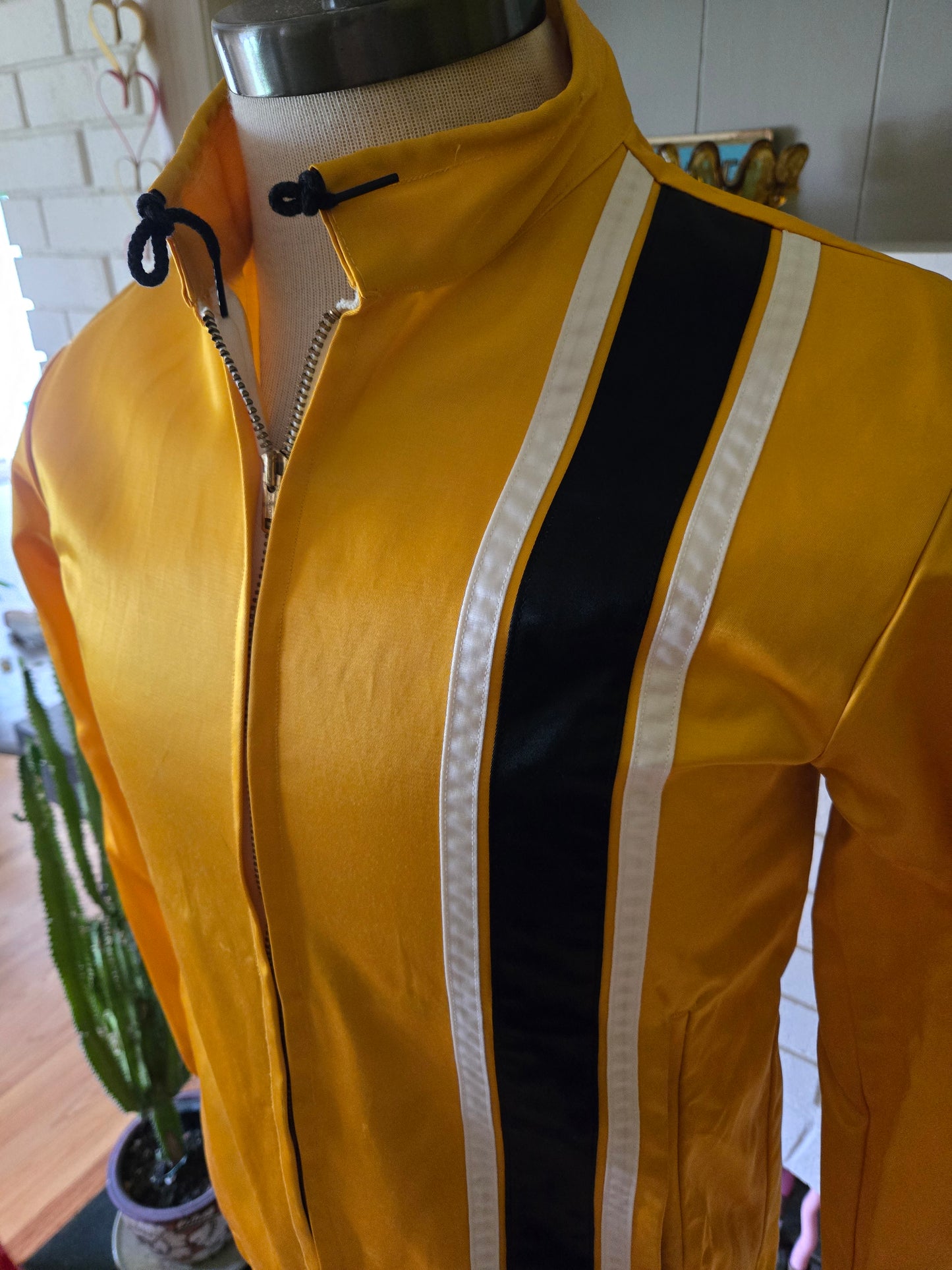 Vintage Gold Racing Jacket by International Raceway Enterprises
