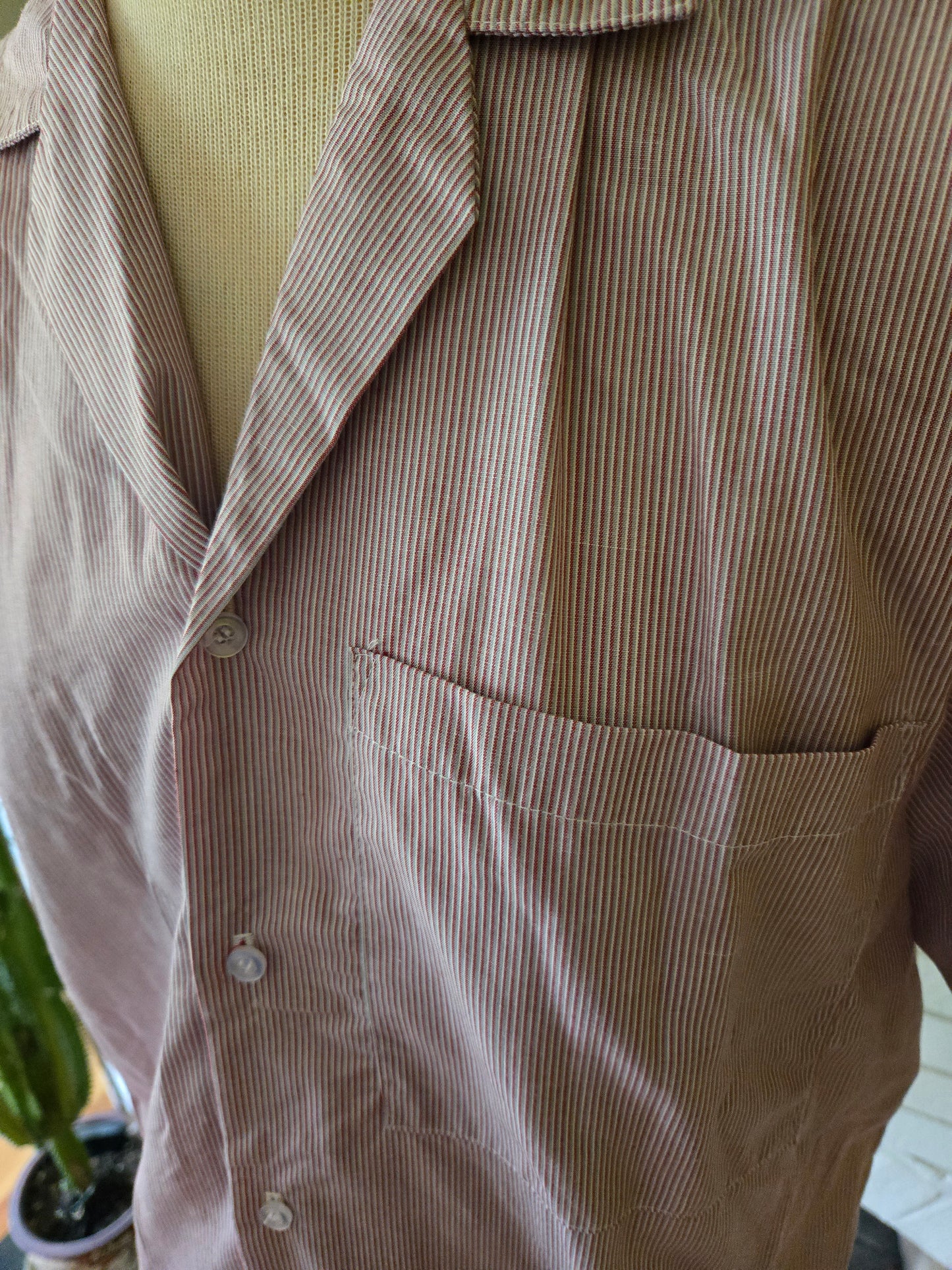Vintage Short Sleeve Button Down Shirt by Medicci