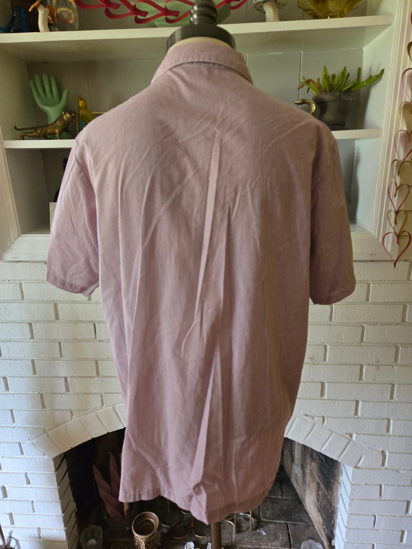 Vintage Short Sleeve Button Down Shirt by Medicci