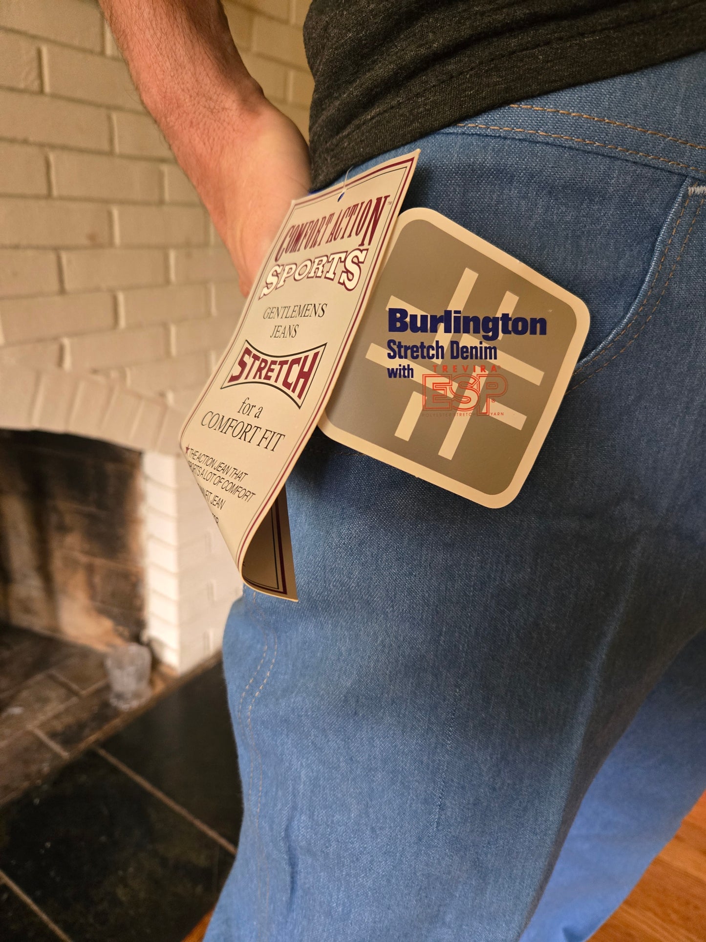Vintage Burlington Stretch Denim Pants UNWORN!!!