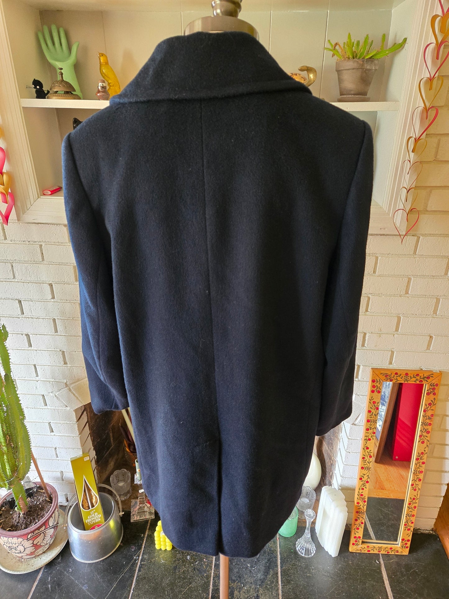 Vintage Wool Blend Pea Coat by Forecaster
