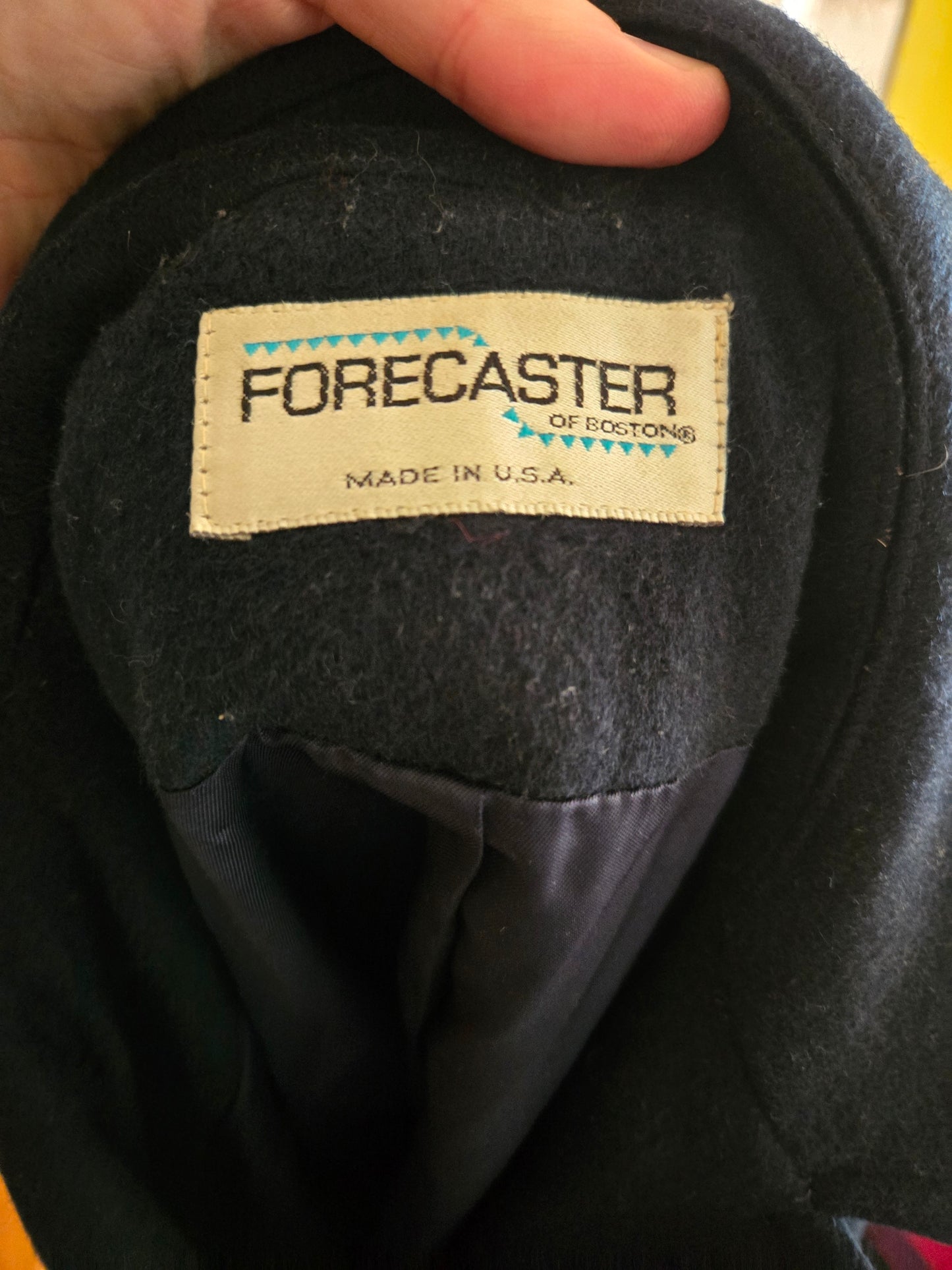 Vintage Wool Blend Pea Coat by Forecaster
