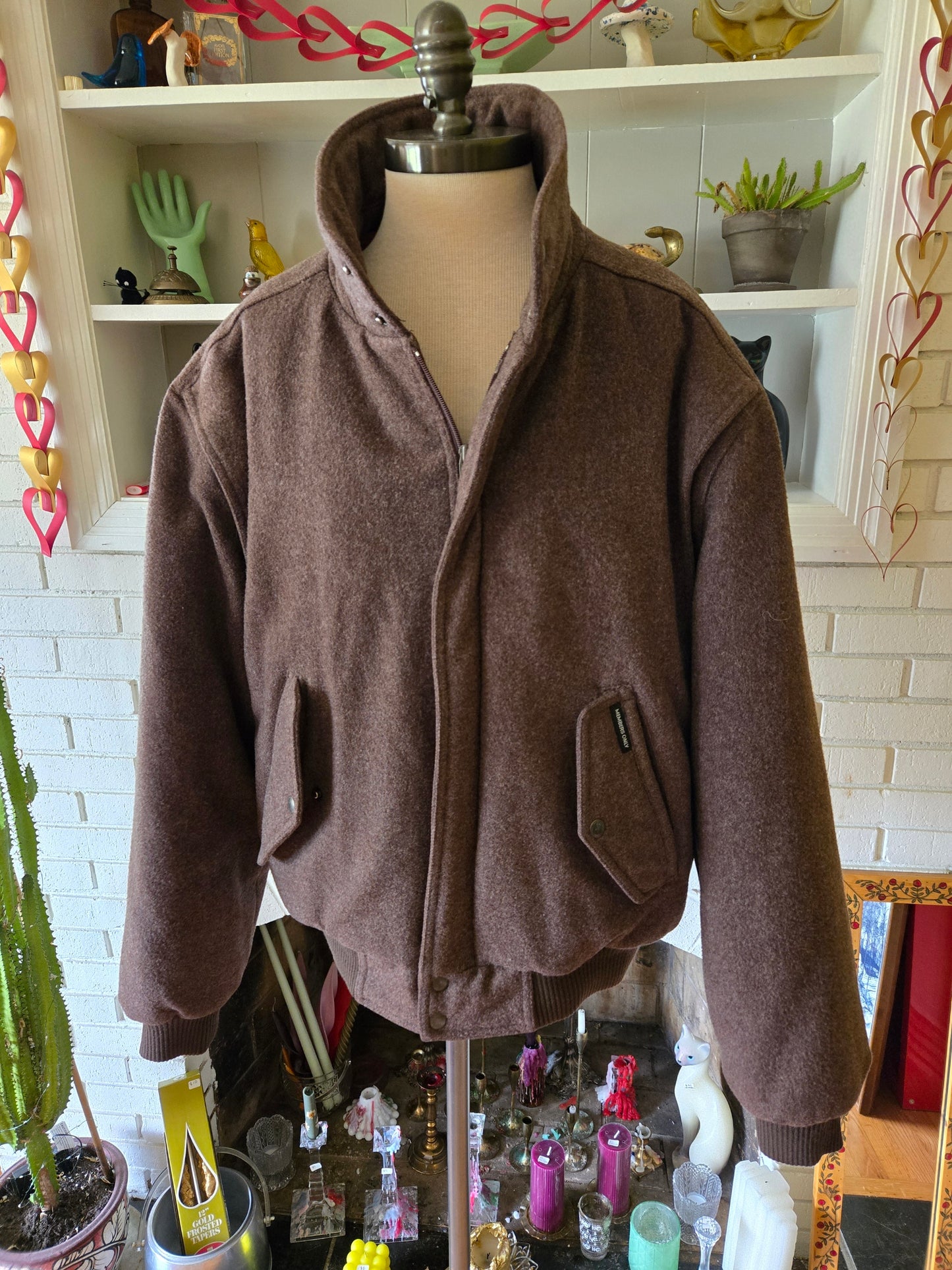 Vintage Wool Coat by Members Only